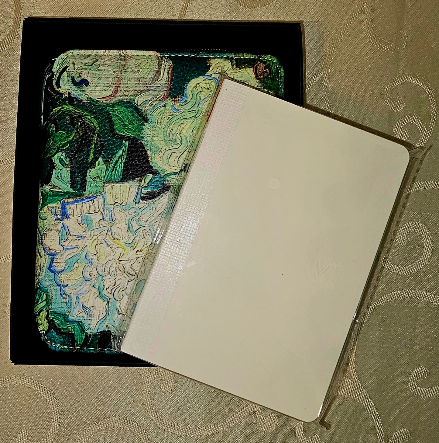 Zippered Vegan Leather Portfolio Diary Refill - Dotted - Wordkind