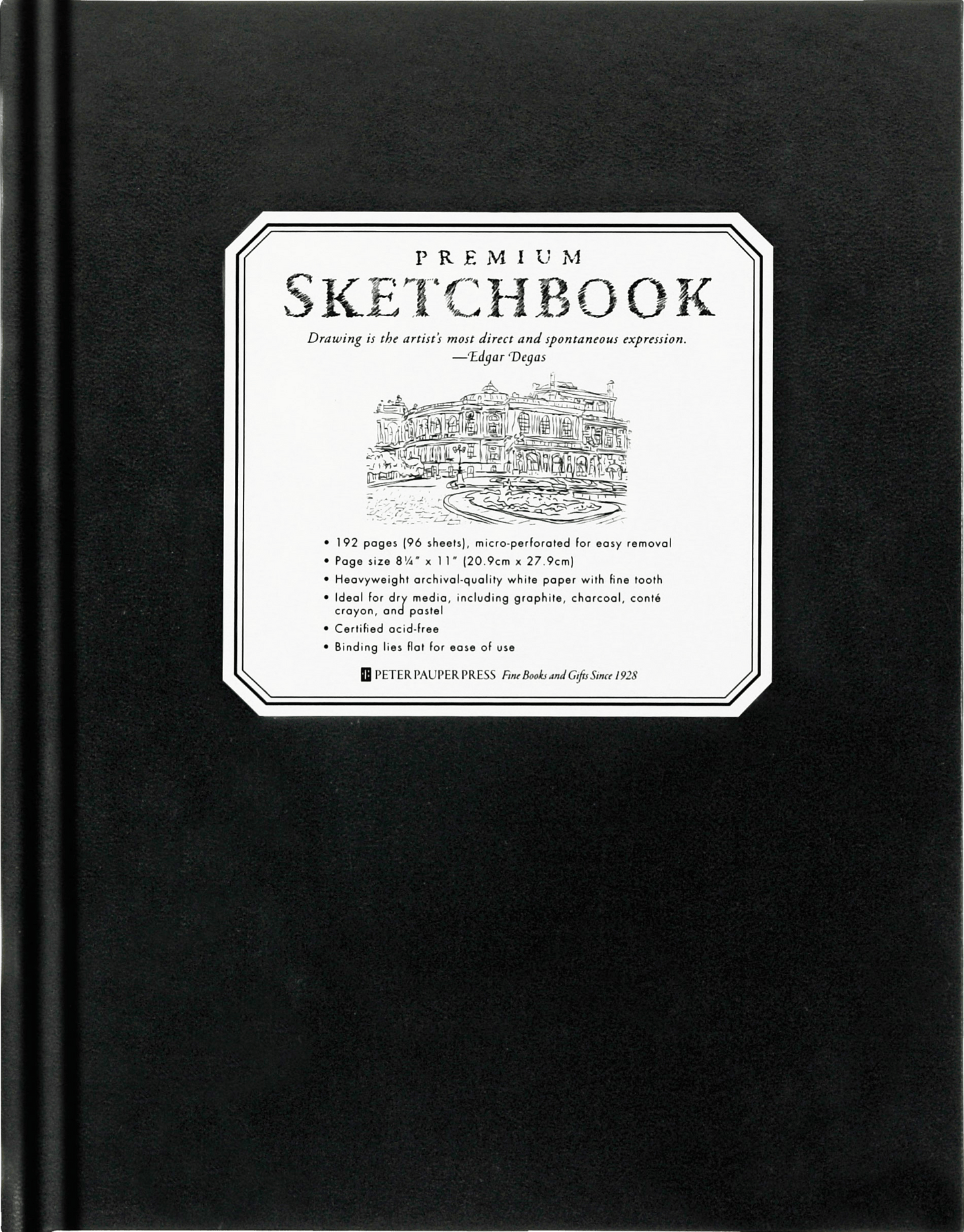 8 1/2 x 11 Premium Sketchbook - Wordkind Stationery Boutique