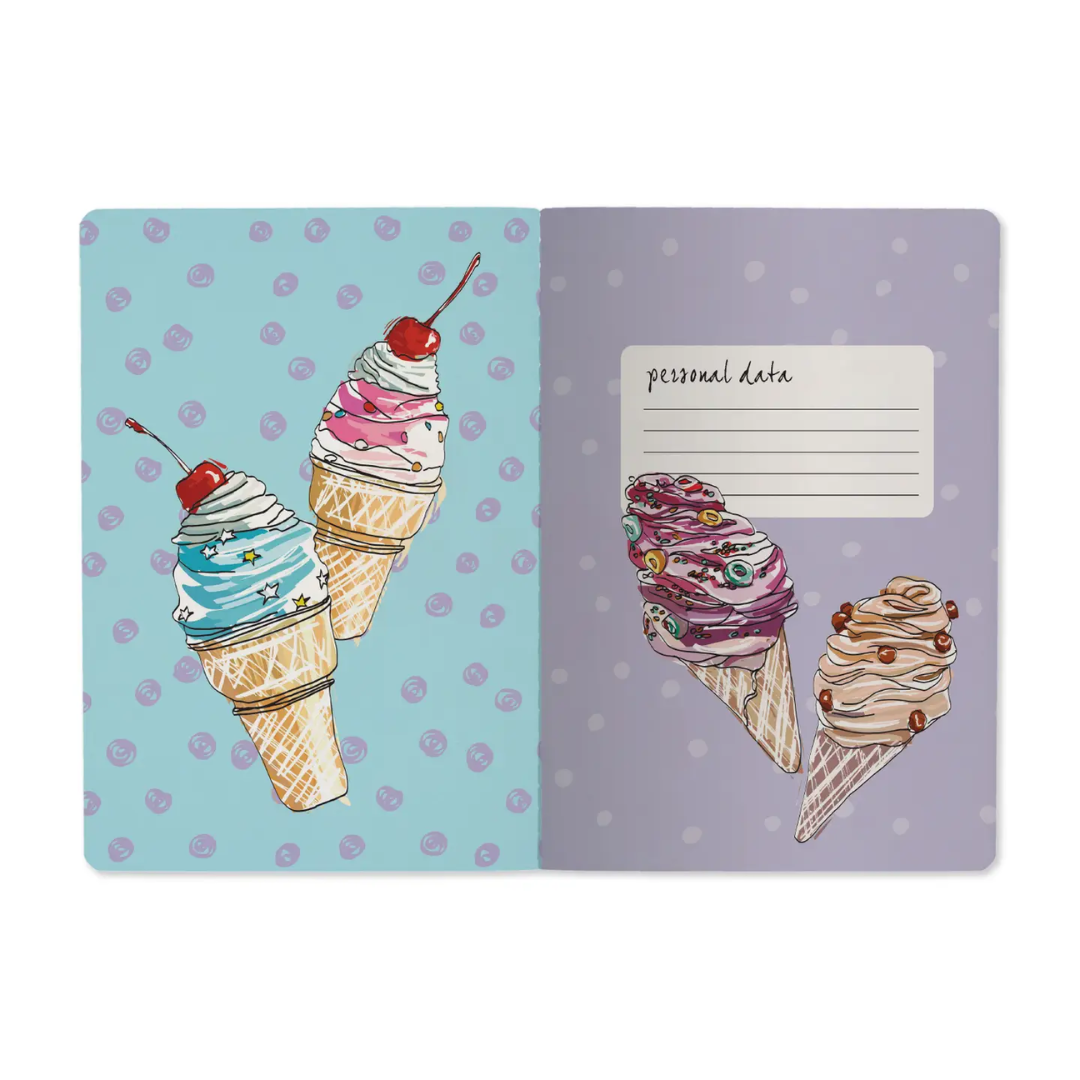 Bruno Visconti "Summer Cones" Notebook - Wordkind