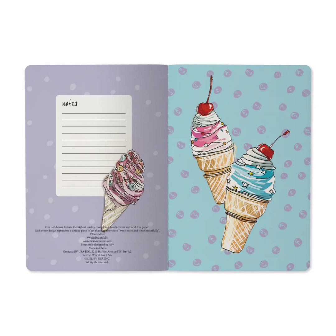 Bruno Visconti "Summer Cones" Notebook - Wordkind