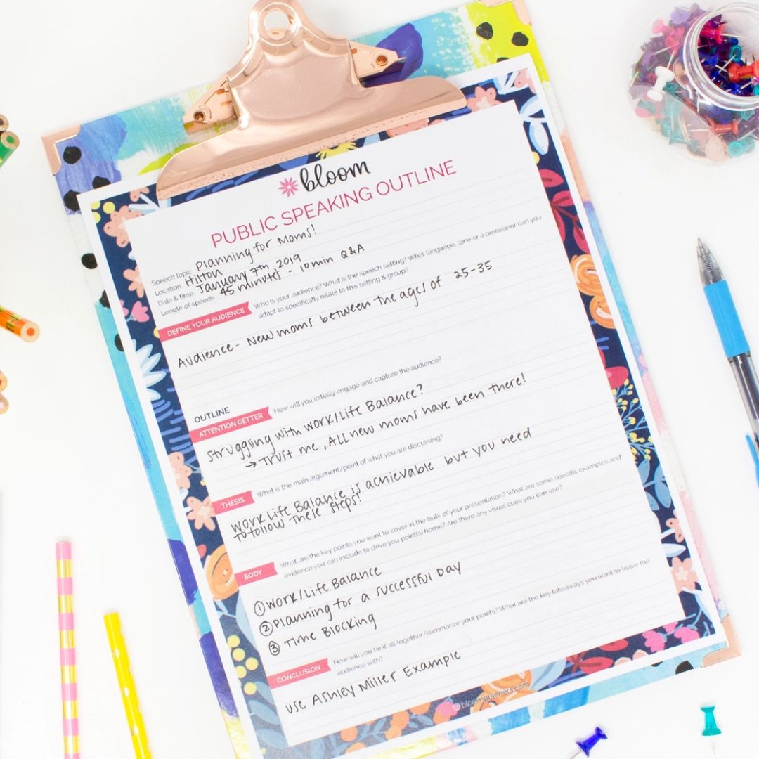 Clipboard with Colourful Abstract Design