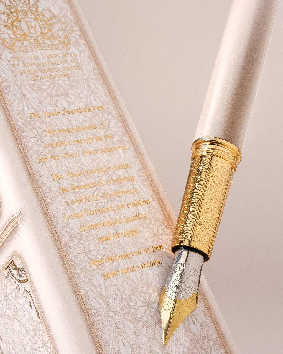 Ferris Wheel PressJoule Fountain Pen -Chantilly Lacewood - Wordkind