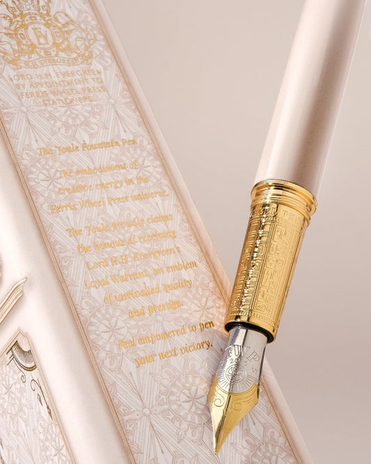 Ferris Wheel PressJoule Fountain Pen -Chantilly Lacewood - Wordkind