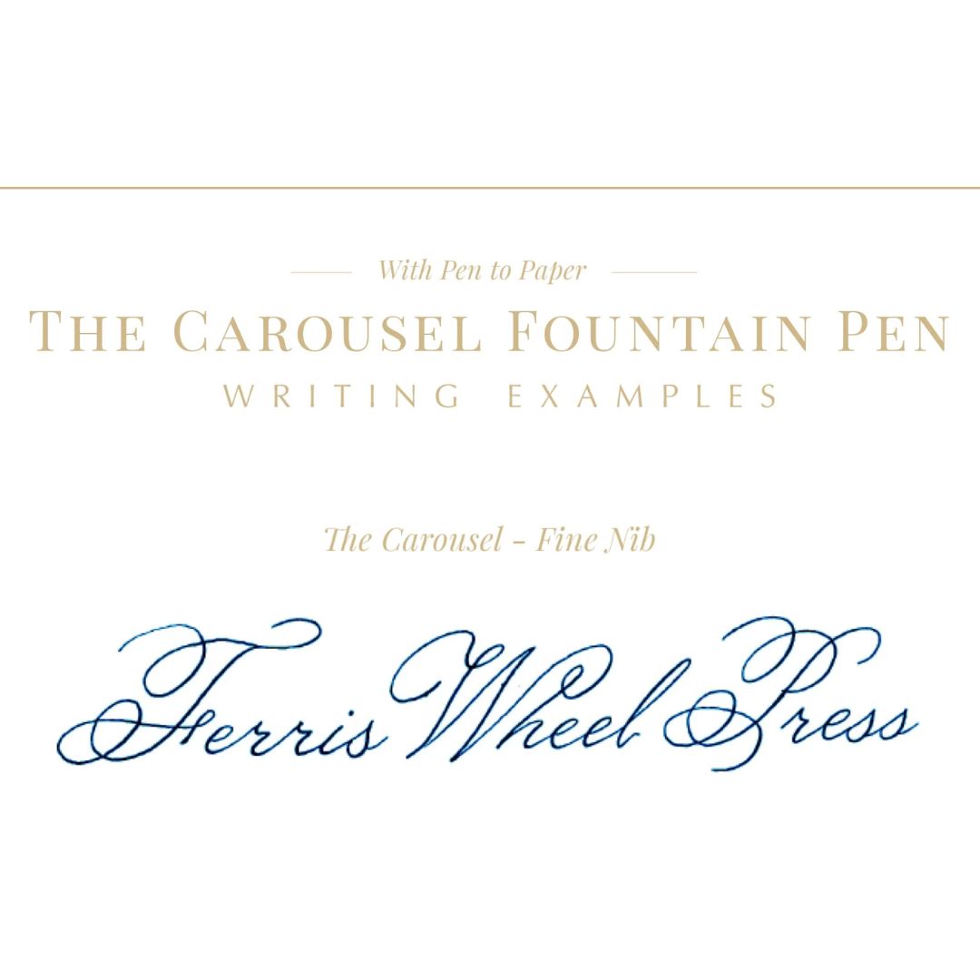 Ferris Wheel Press Carousel Fountian Pen- Harlequin Dream - Wordkind