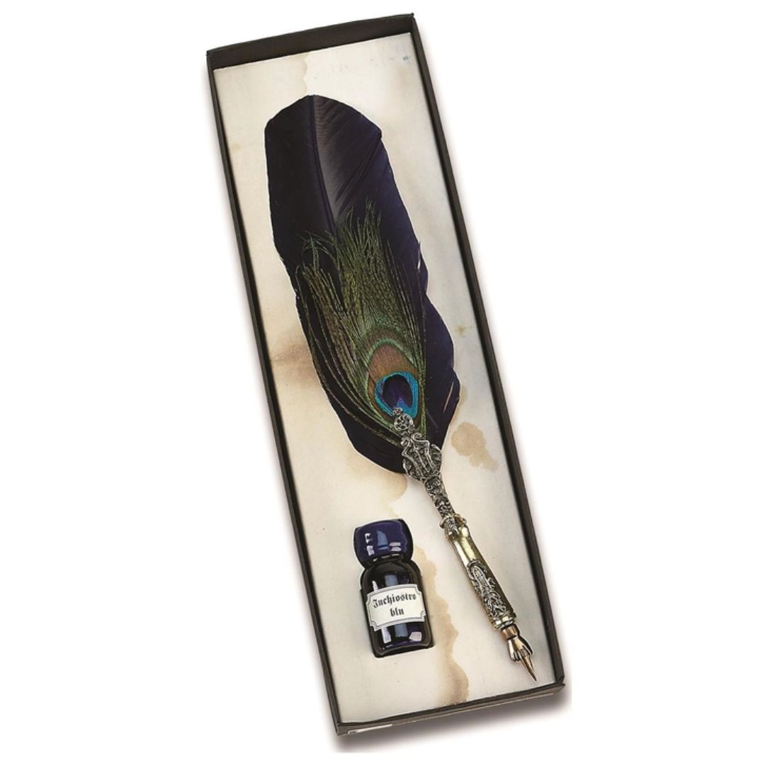 Italian Quill and Ink Set- Blue - Wordkind