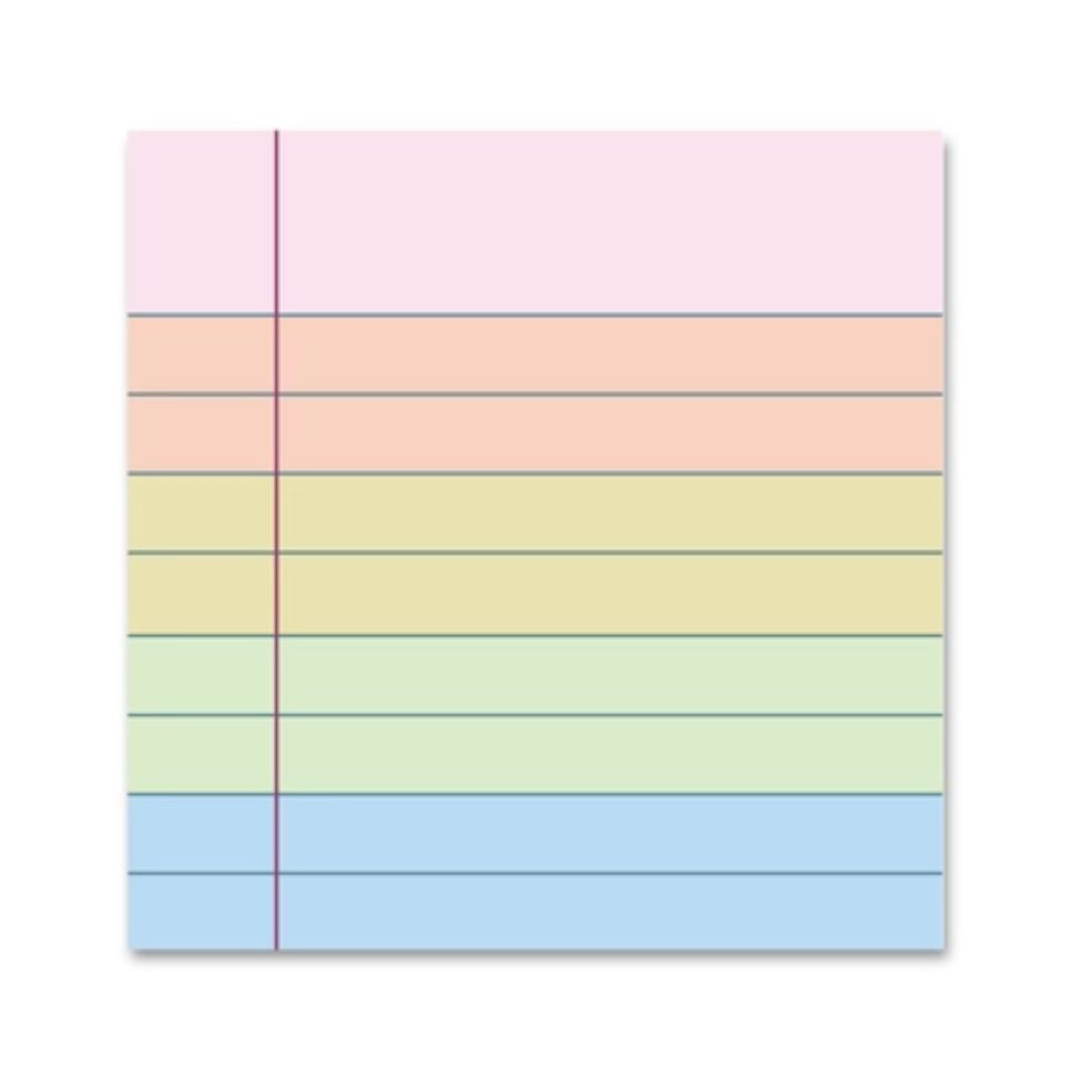 Rainbow Sticky Notes - Wordkind
