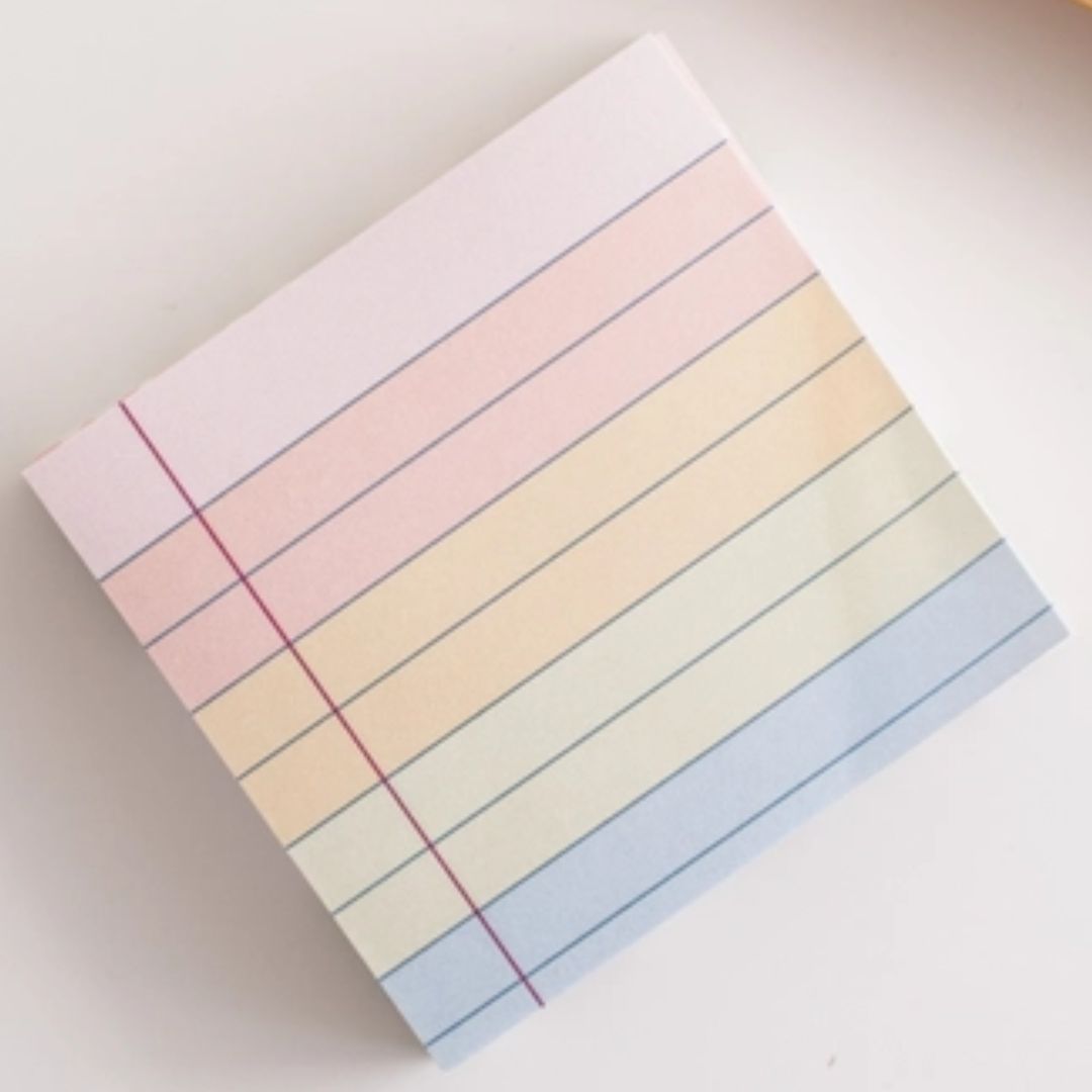 Rainbow Sticky Notes - Wordkind