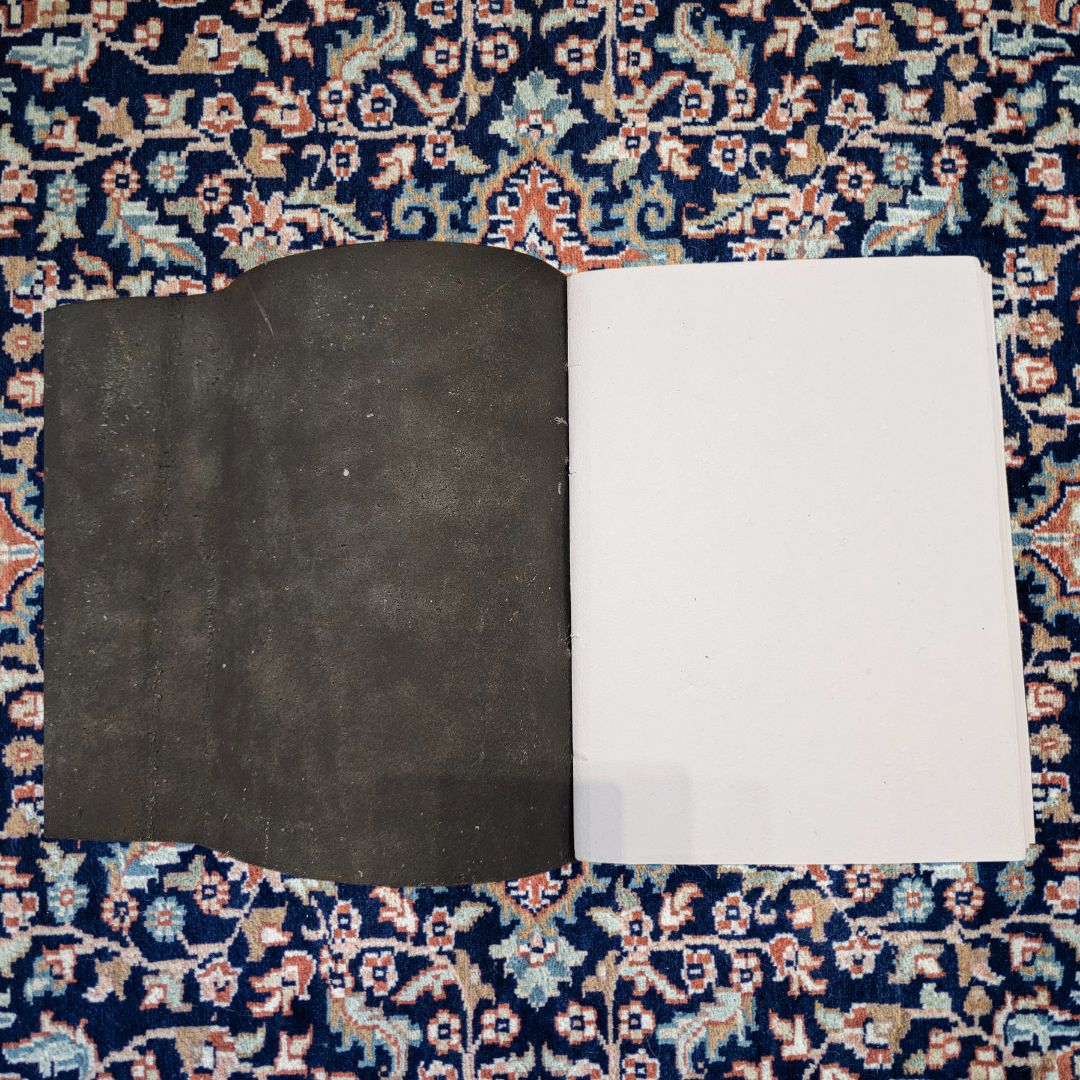 Handmade Black Leather Fieldnote Journal - Wordkind