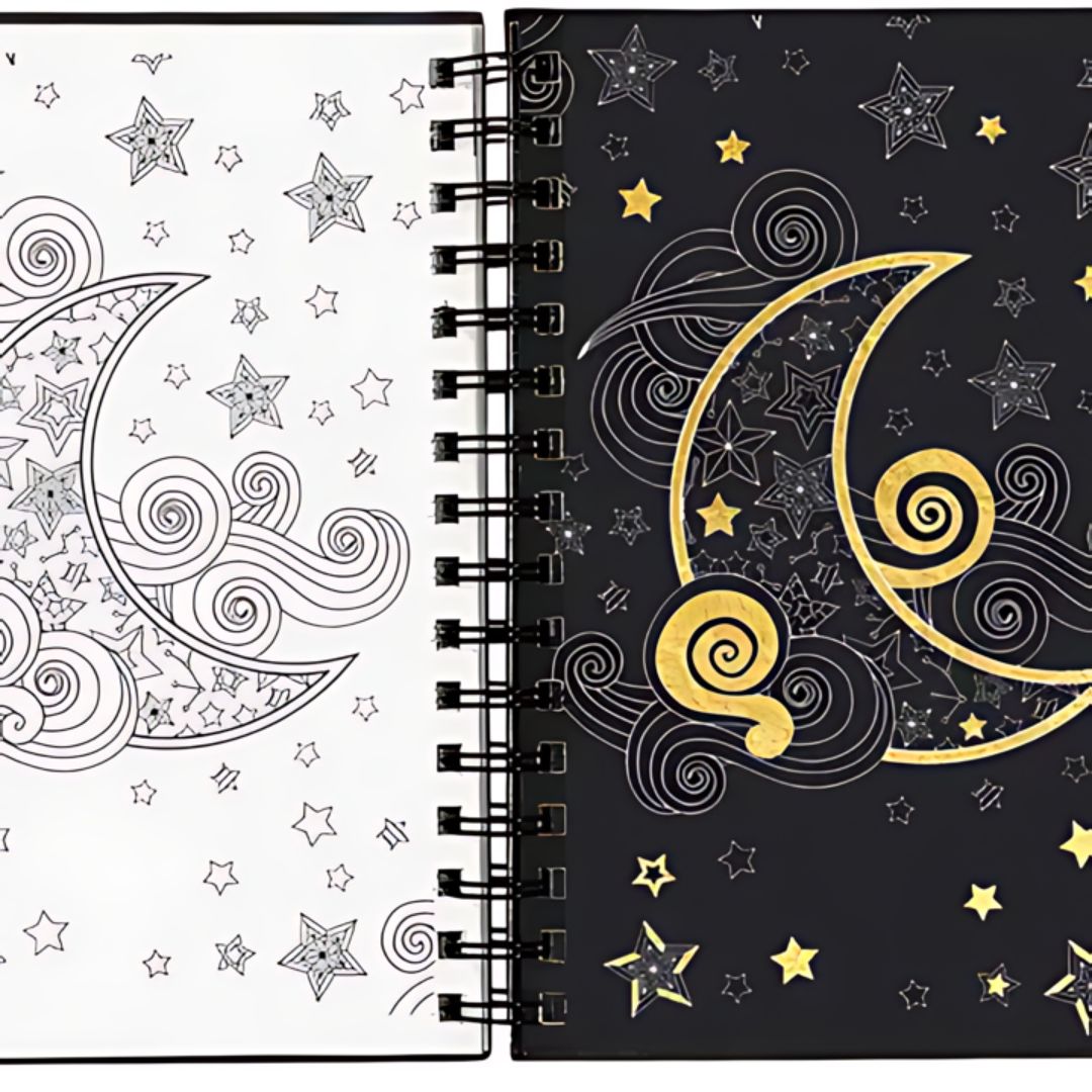 Scratch and Sketch Extreme Art Activity Book - Wordkind