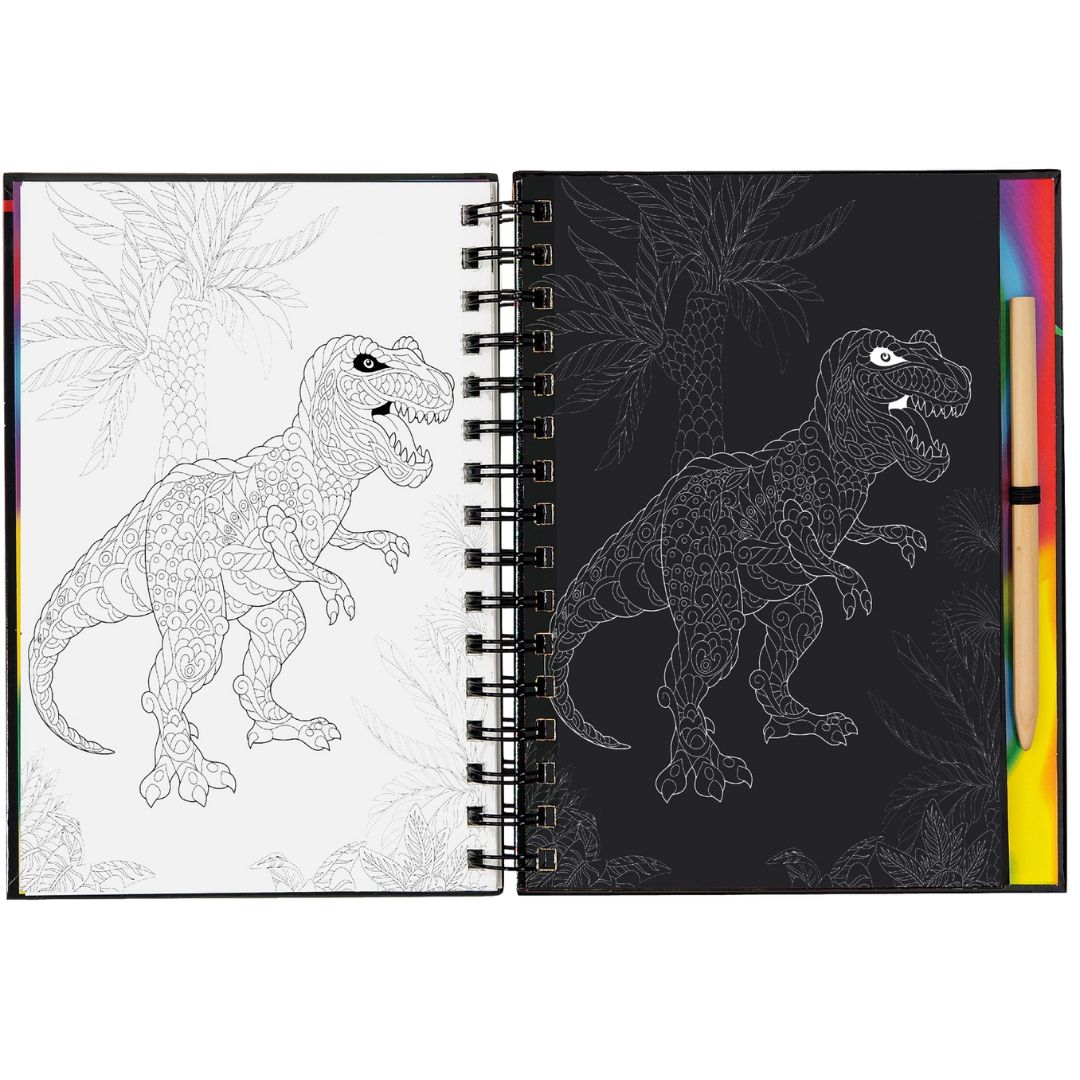 Scratch and Sketch Extreme Art Activity Book - Wordkind