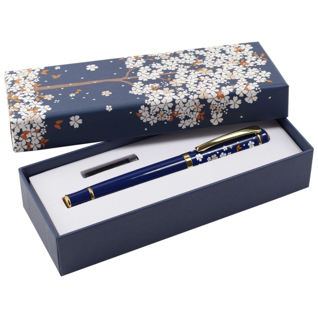 Falling Blossoms Fountain Pen with Gift Box - Wordkind