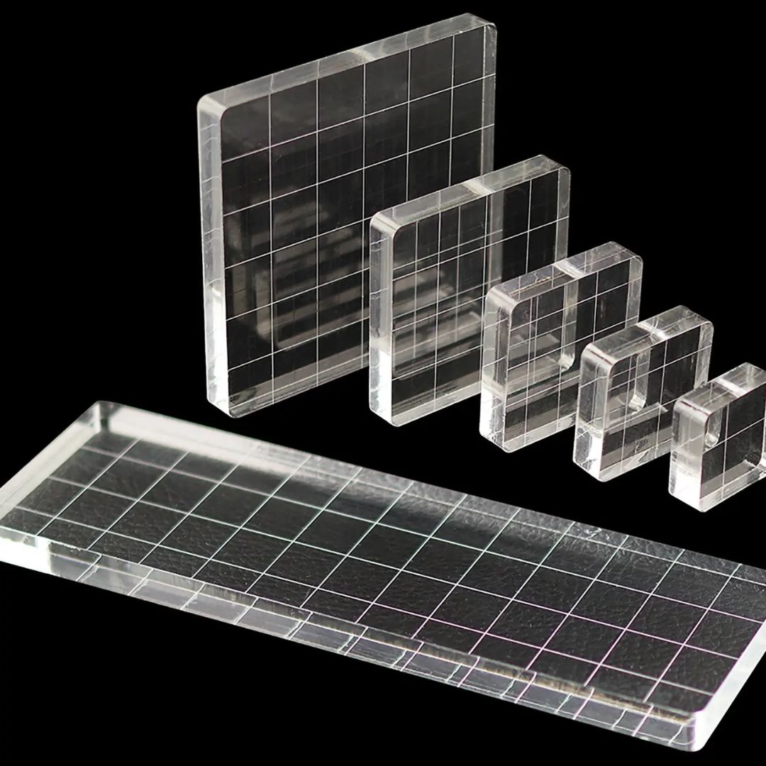 Studio Series Acrylic Block Stamp Set (6 clear blocks) - Wordkind