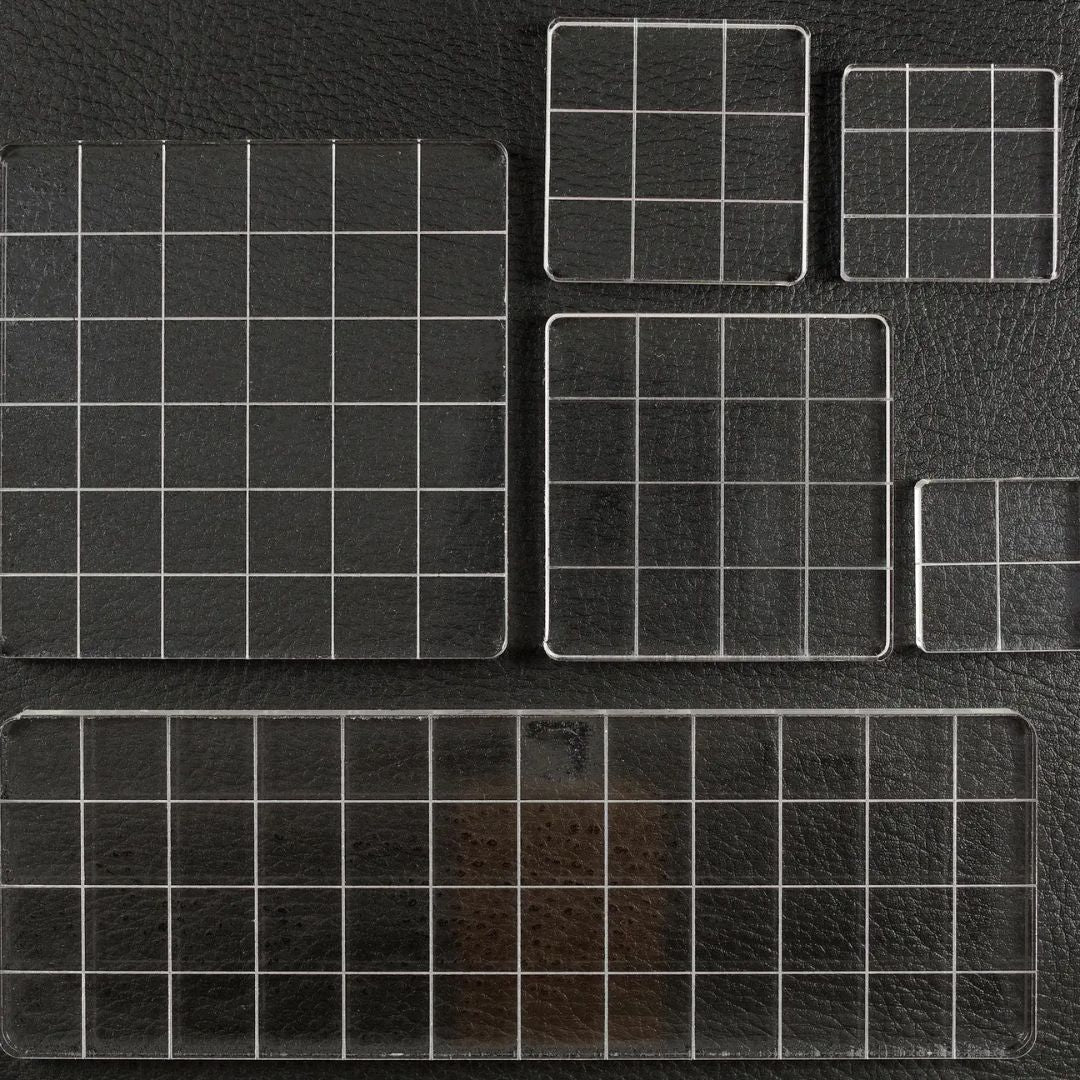 Studio Series Acrylic Block Stamp Set (6 clear blocks) - Wordkind