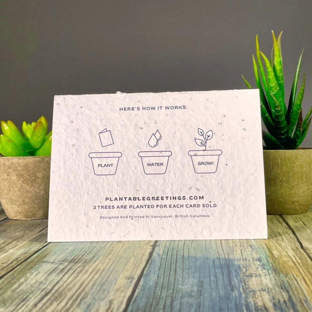 Happy Father's Day Seed Paper Greeting Card - Wordkind