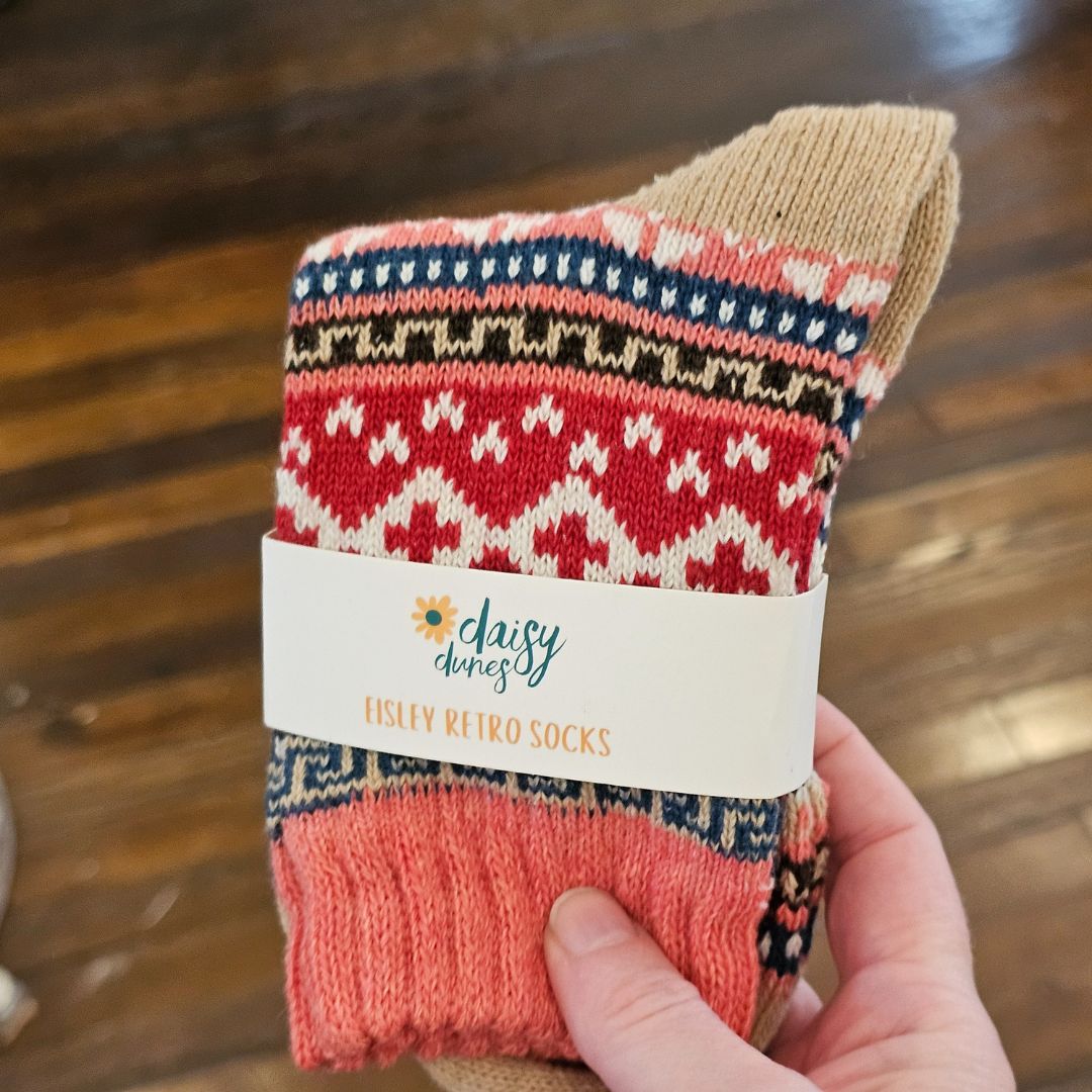 Nordic Retro Cabin Socks | Warmest Socks of the Season