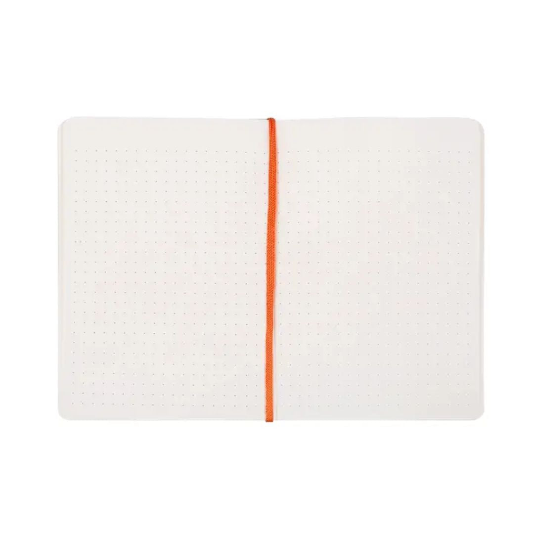 Zippered Vegan Leather Portfolio Diary Refill - Dotted - Wordkind