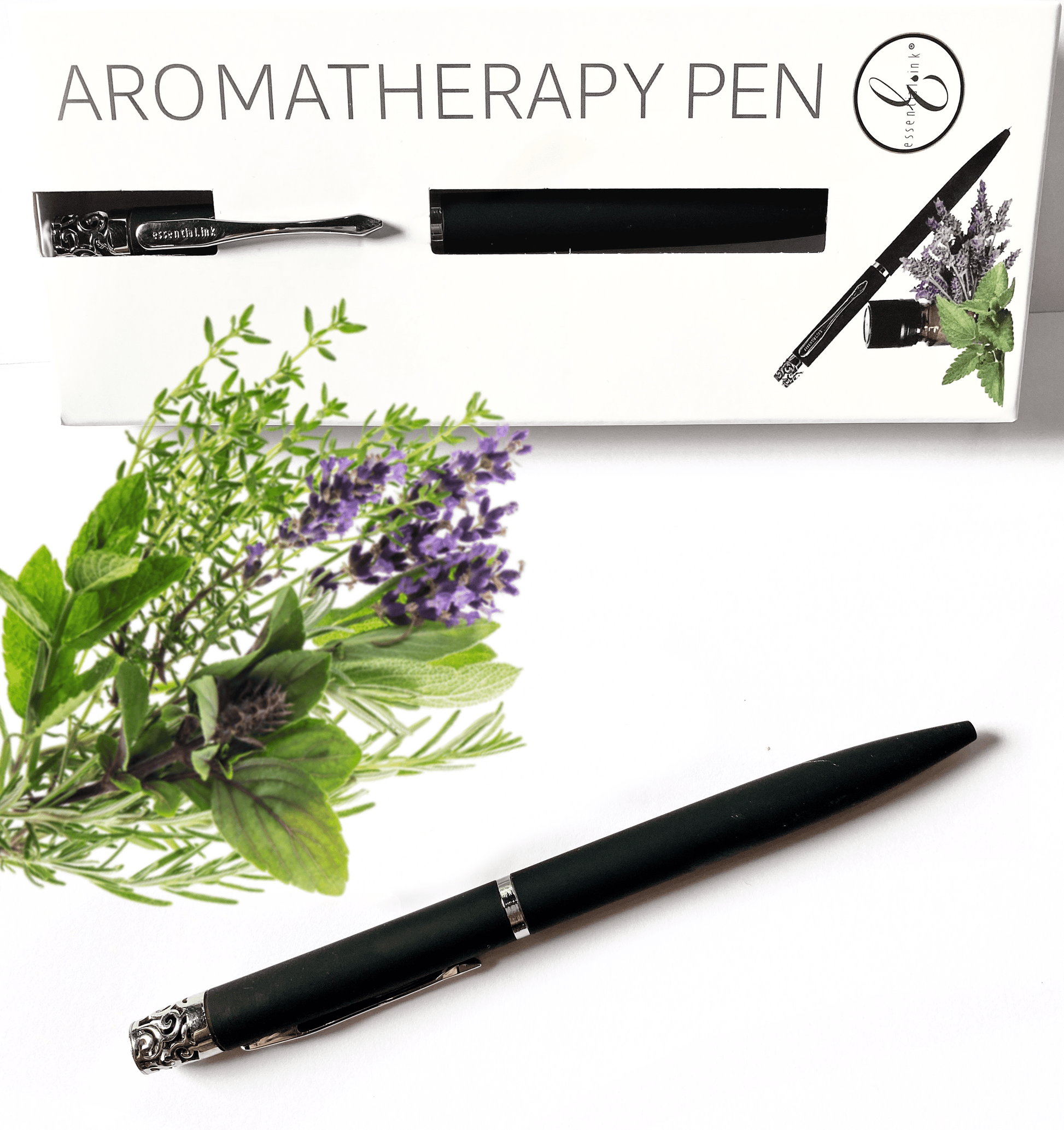 Aromatherapy Ball Point Pen Diffuser / Inhaler Purple: Bordeaux Wine - Wordkind Stationery Boutique