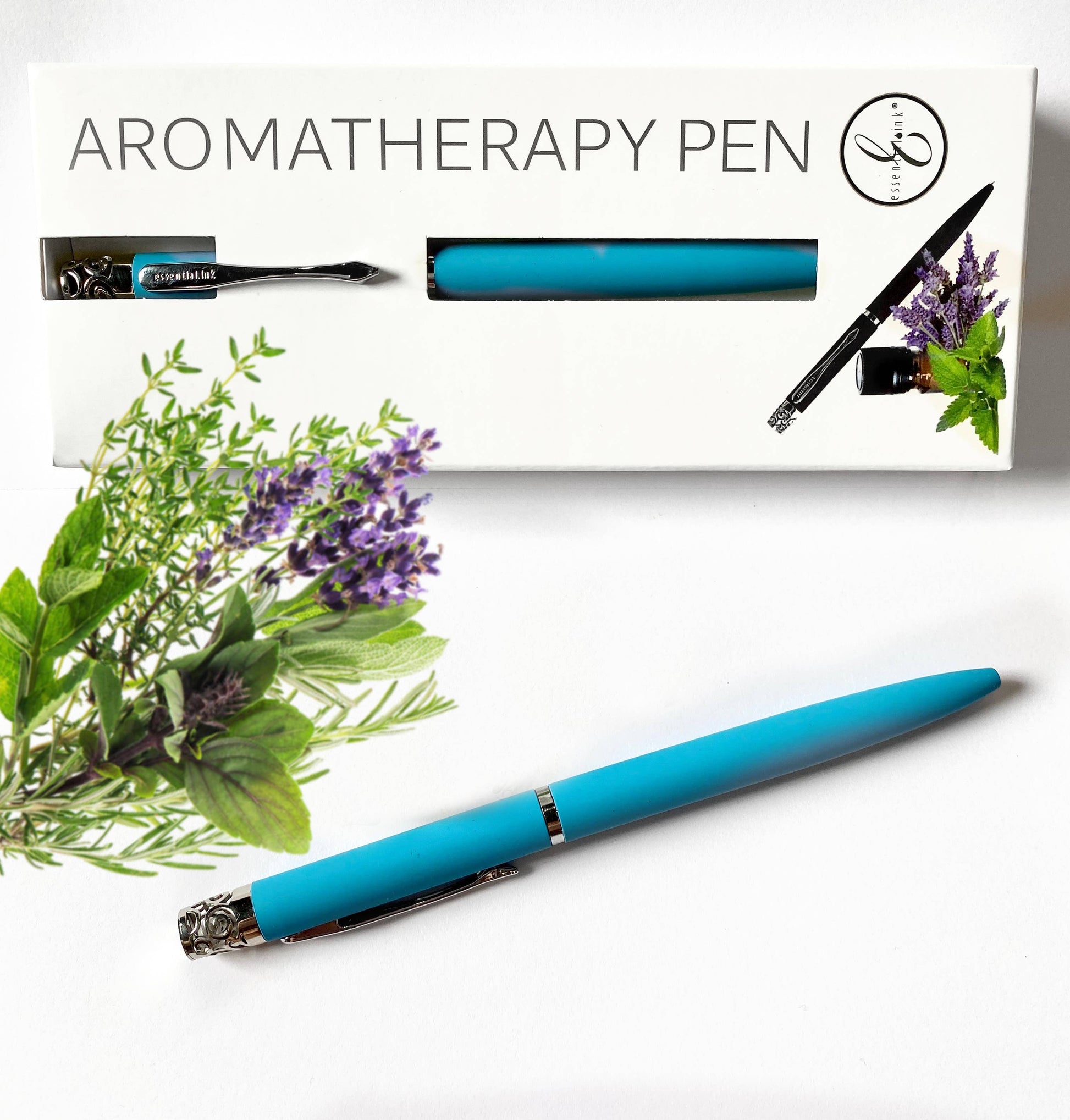 Aromatherapy Ball Point Pen Diffuser / Inhaler Purple: Bordeaux Wine - Wordkind Stationery Boutique