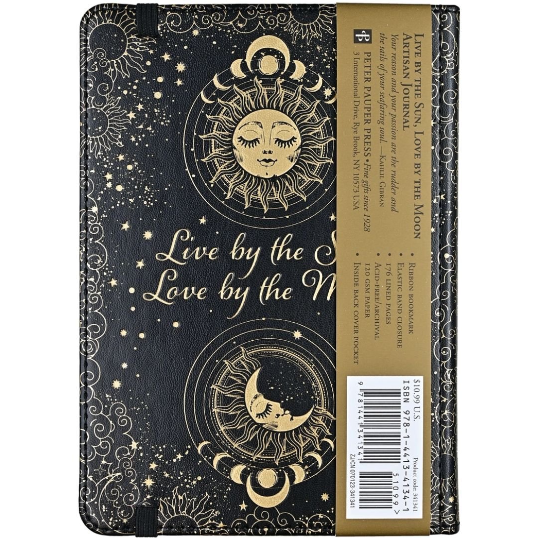 Artisian Sun/ Moon Journal - Wordkind Stationery Boutique