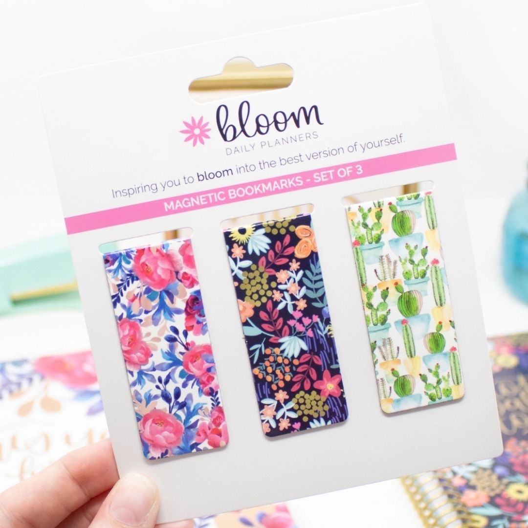 Botanical Magnetic Bookmarks, Set of 3 - Wordkind Stationery Boutique