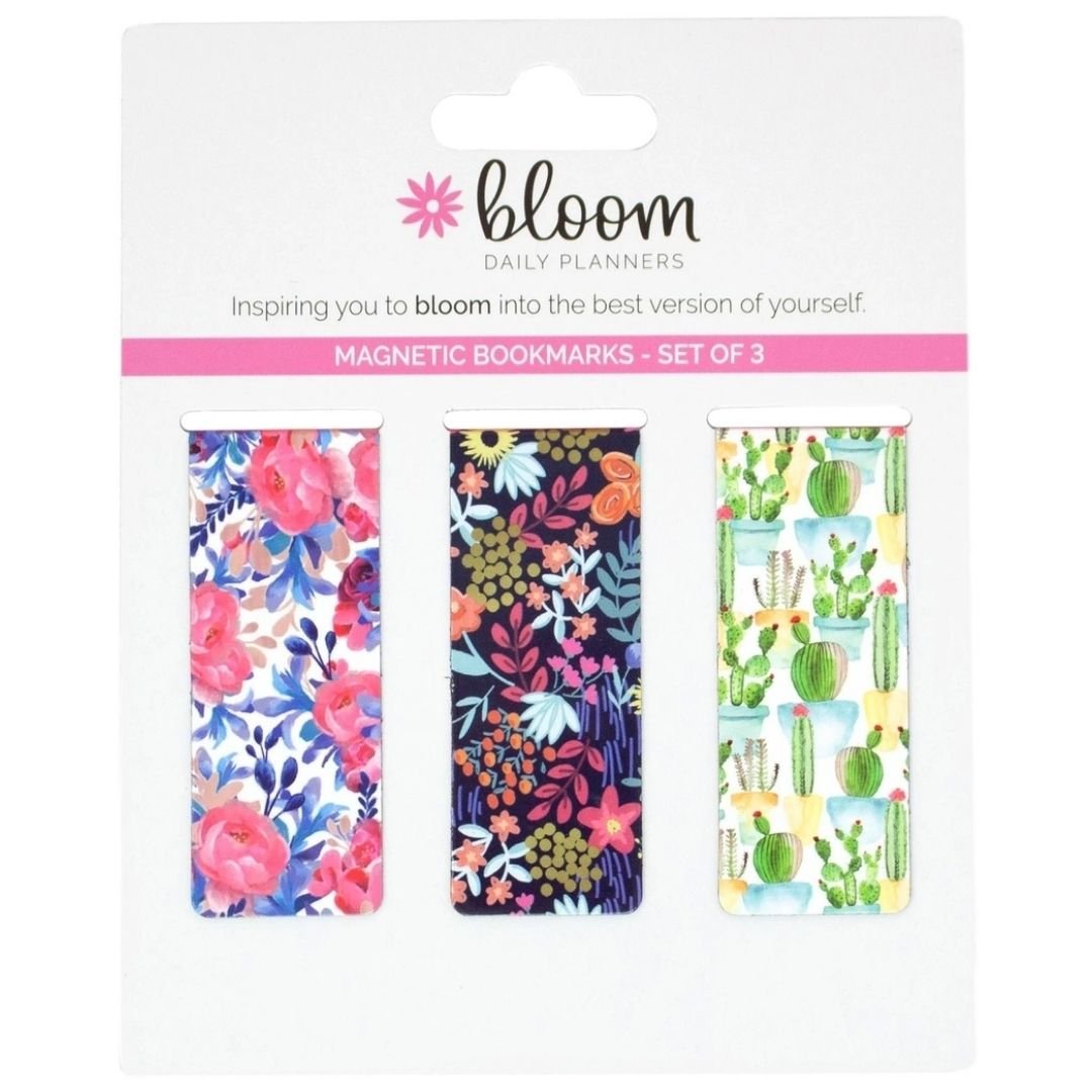 Botanical Magnetic Bookmarks, Set of 3 - Wordkind Stationery Boutique