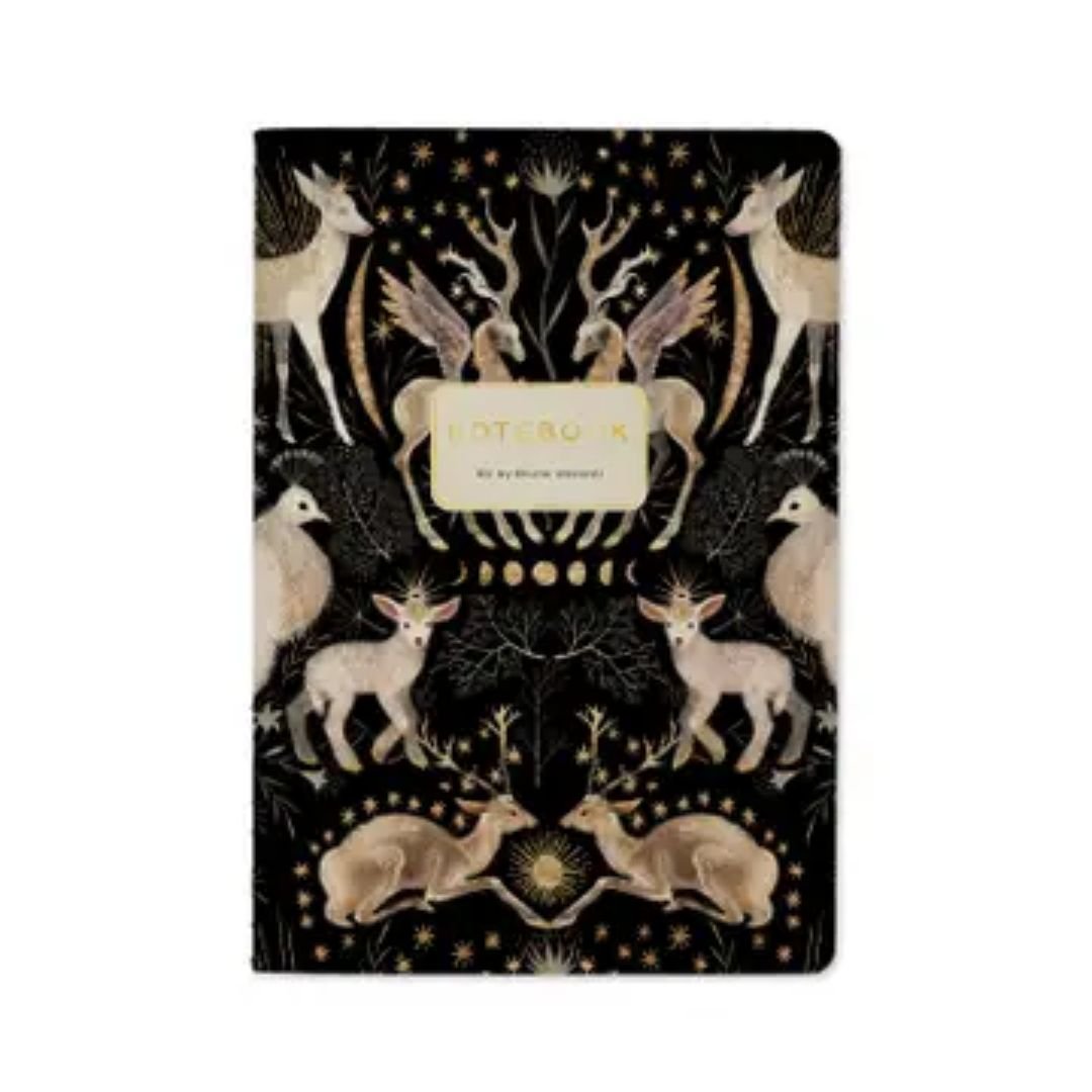 Bruno Visconti Forest Fauna Notebook – Mystical and Inspiring - Wordkind Stationery Boutique