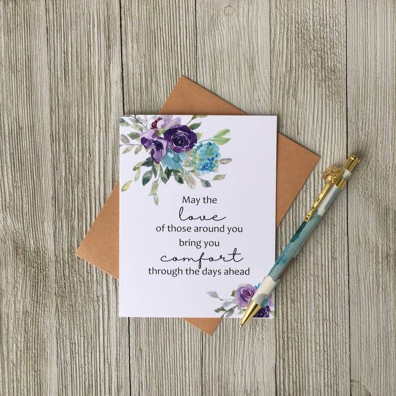 Floral Sympathy Card – Supporting Avery’s Legacy - Wordkind Stationery Boutique