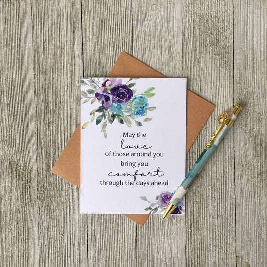 Floral Sympathy Card – Supporting Avery’s Legacy - Wordkind Stationery Boutique