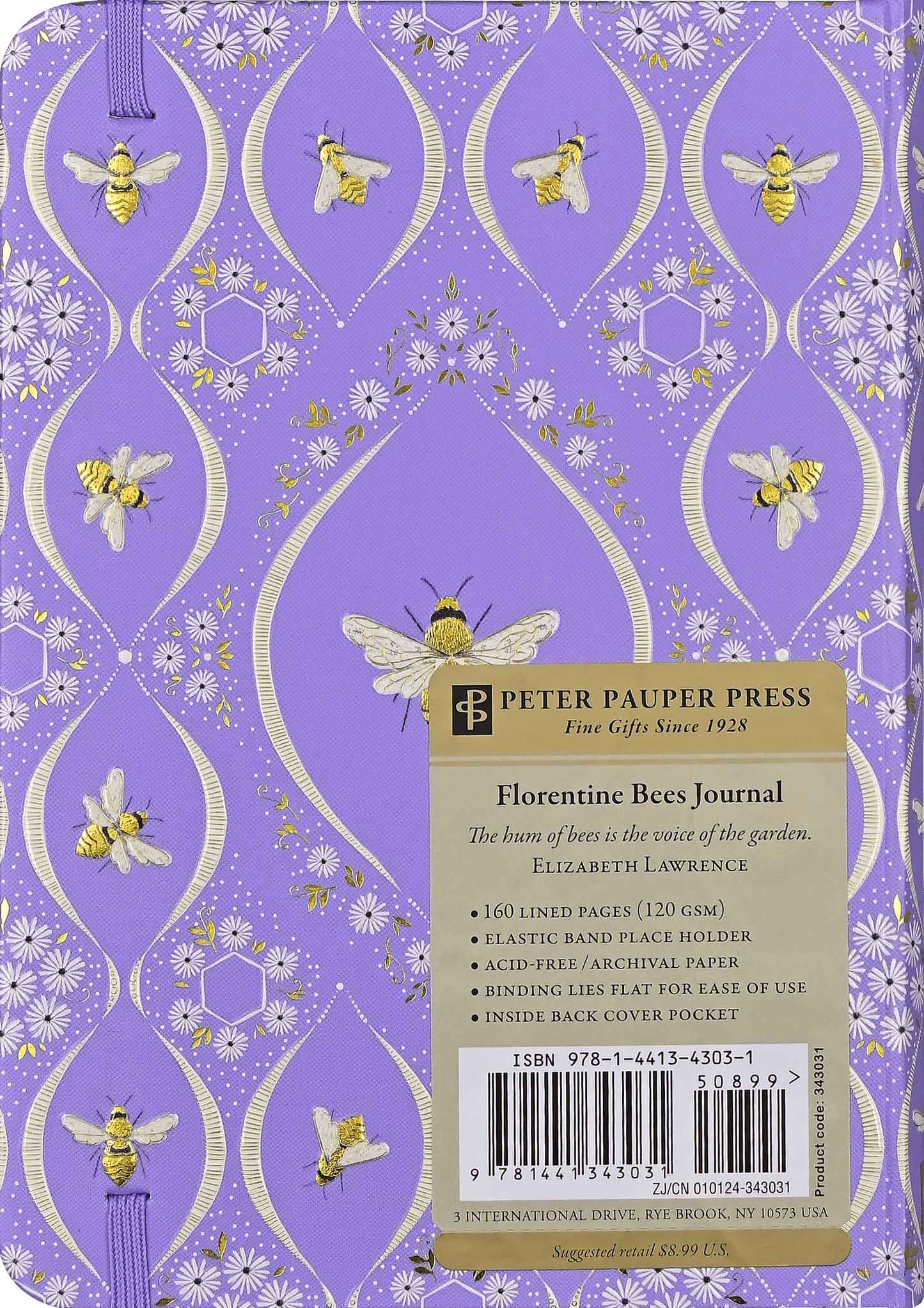 Florentine Bees Journal - Wordkind Stationery Boutique