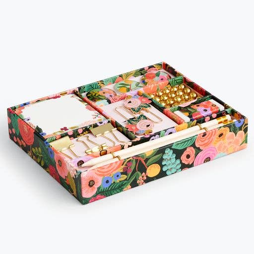 Garden Party Tackle Box – Stylish & Functional Organizational Kit - Wordkind Stationery Boutique