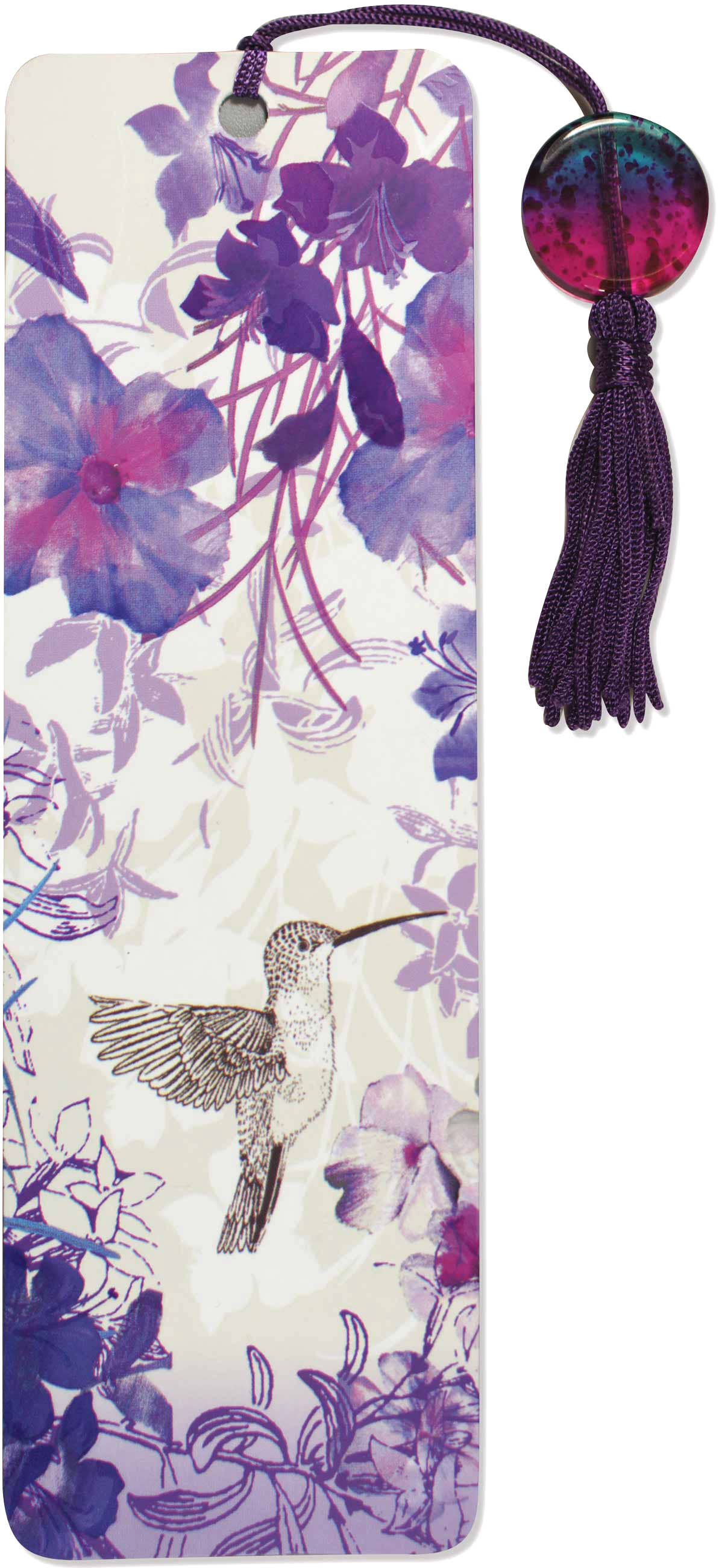 Hummingbird Beaded Bookmark - Wordkind Stationery Boutique