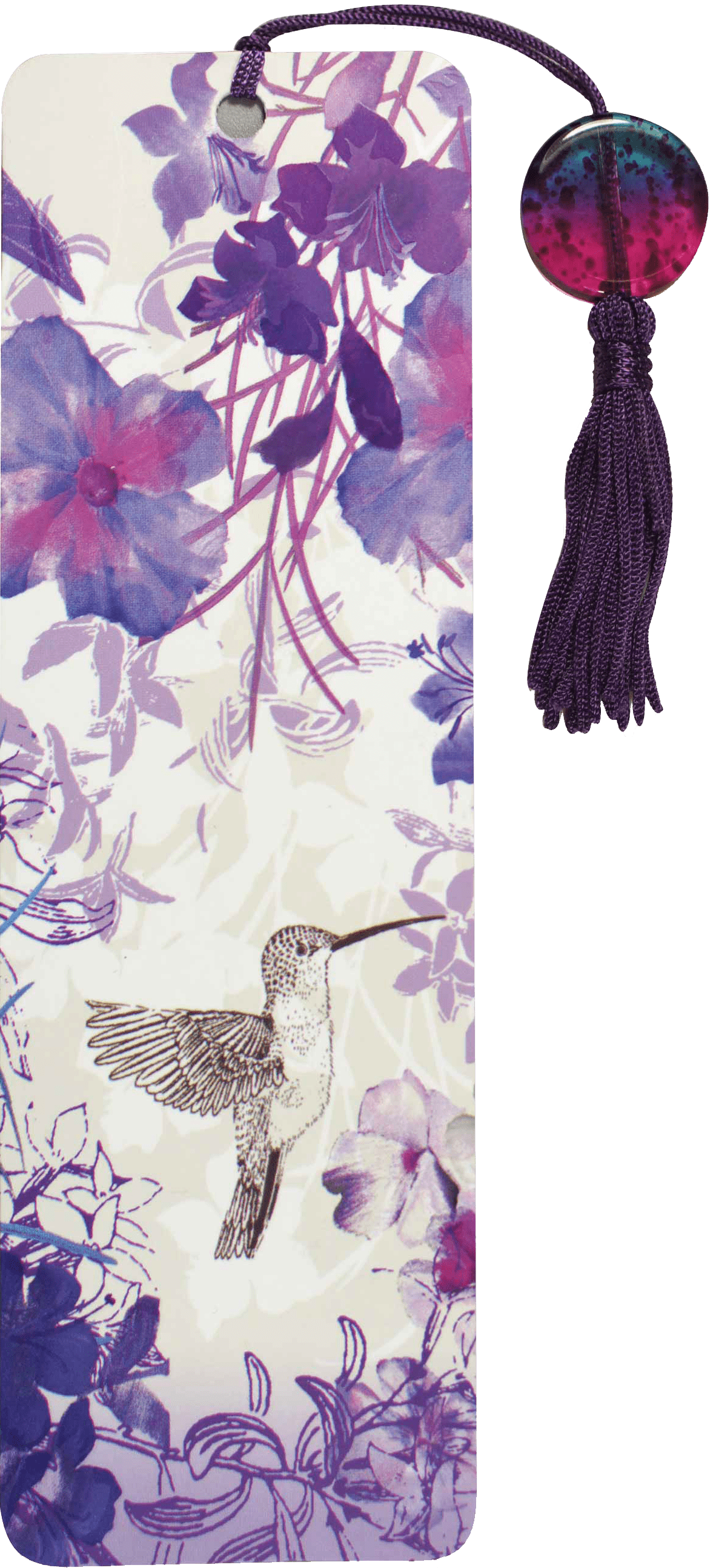Hummingbird Beaded Bookmark - Wordkind Stationery Boutique
