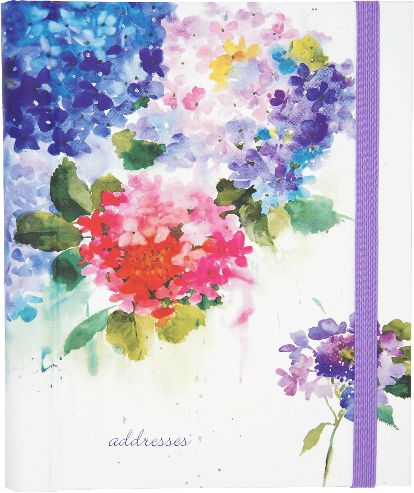 Hydrangeas Large Address Book - Wordkind Stationery Boutique