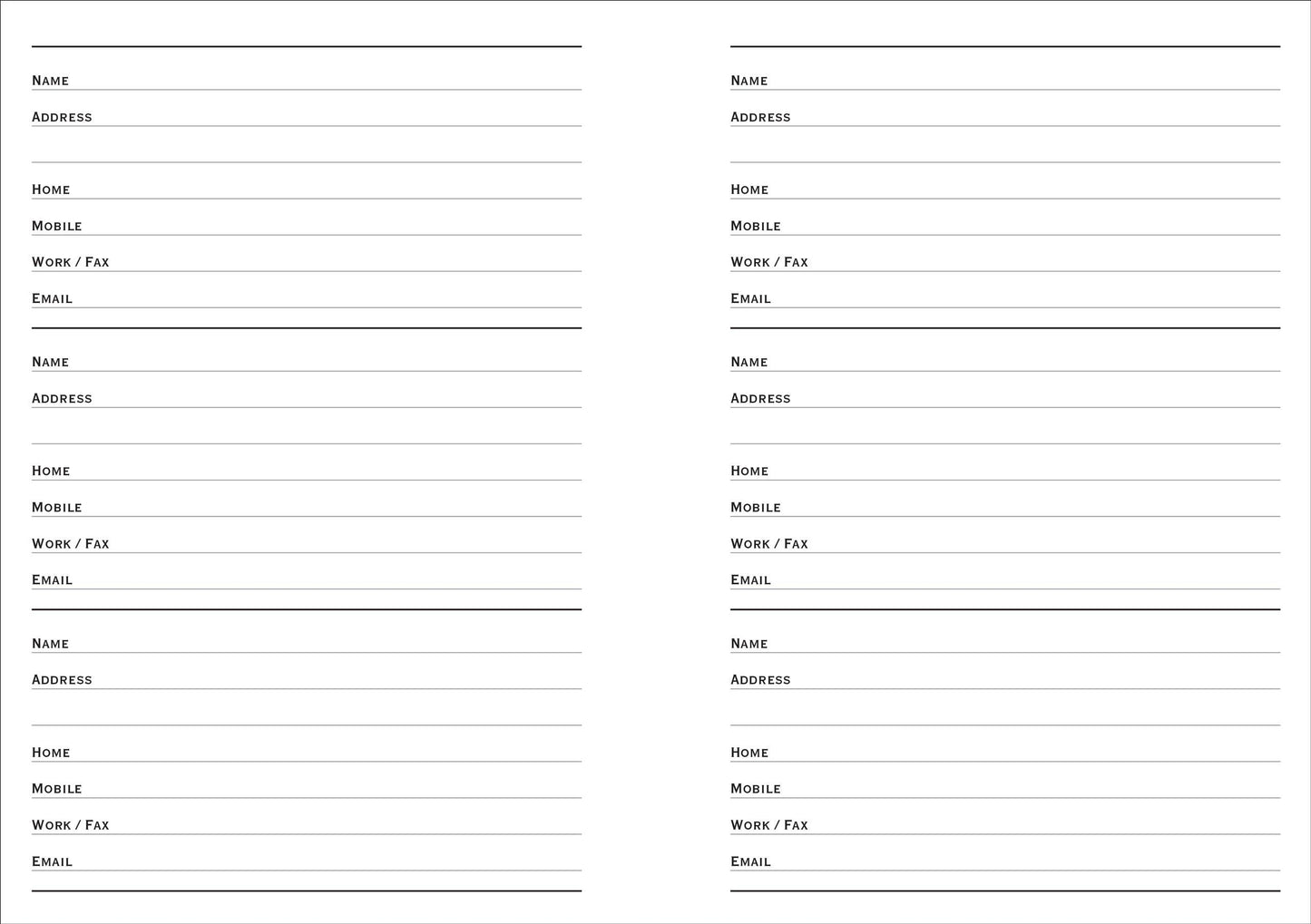 Hydrangeas Large Address Book - Wordkind Stationery Boutique