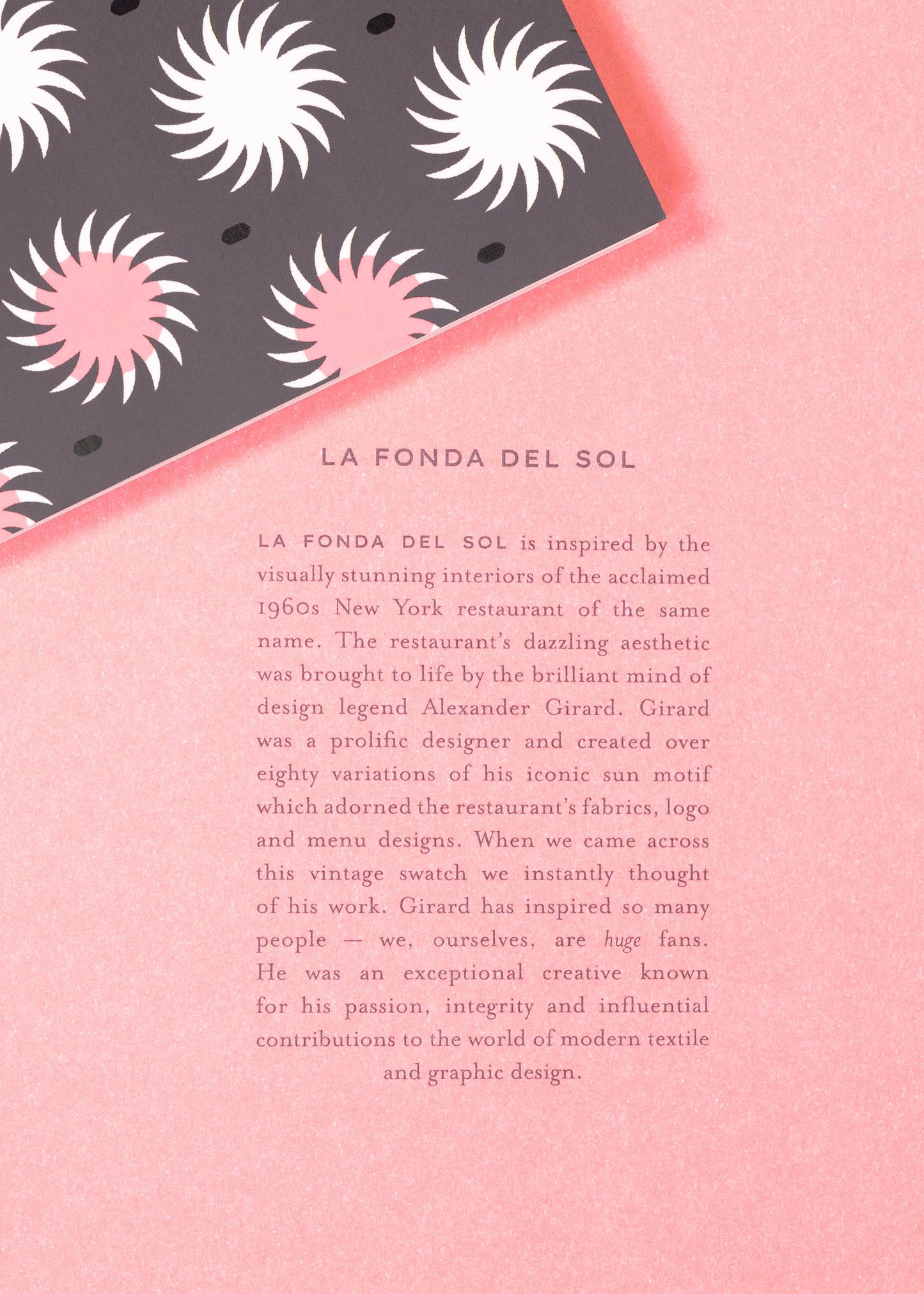 La Fonda Del Sol Small Pouch – Vibrant Cotton Canvas Pouch - Wordkind Stationery Boutique