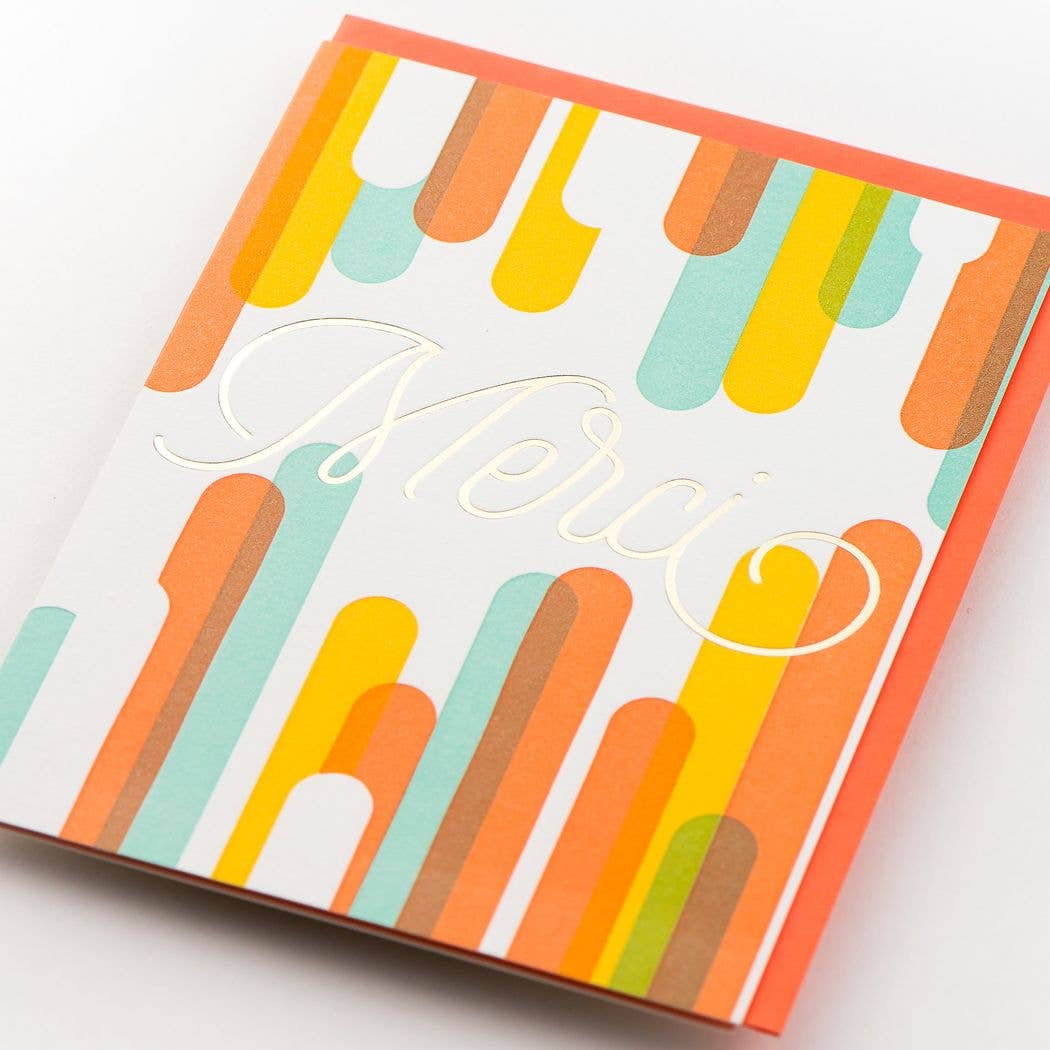Merci Modern Card: Single Card - Wordkind Stationery Boutique