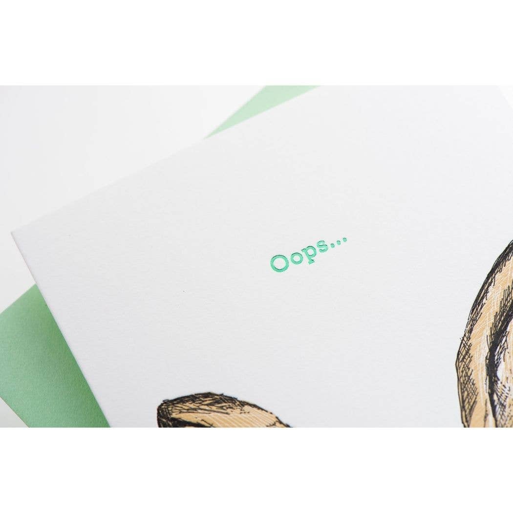 Oops Rabbit Card - Wordkind Stationery Boutique