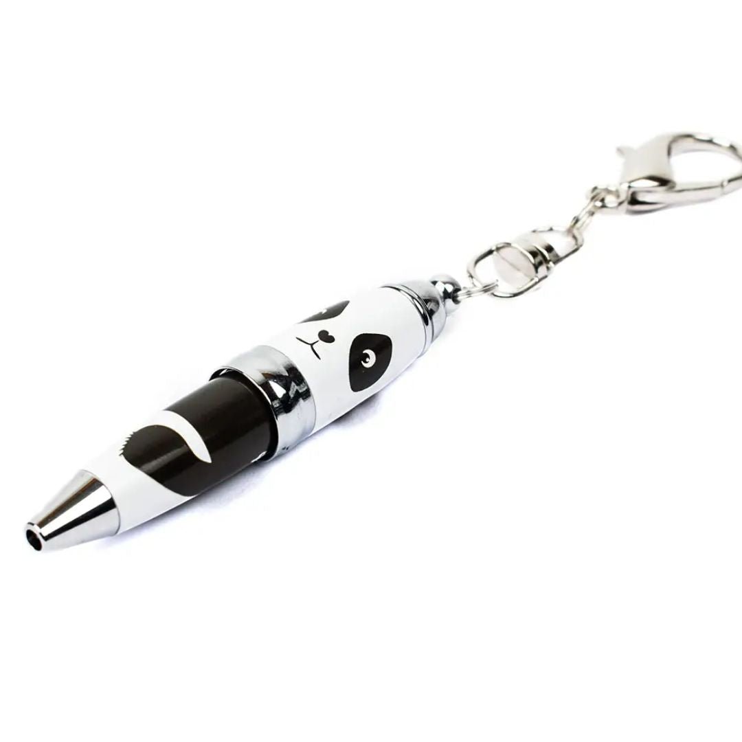 Panda Mini Keyring Pen: Adorable and Functional - Wordkind Stationery Boutique