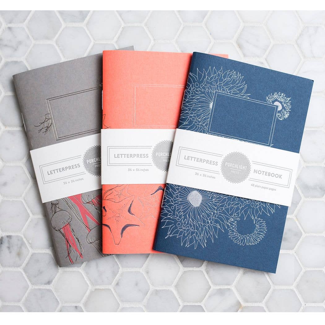 Sea Anemone Pocket Notebook - Wordkind Stationery Boutique