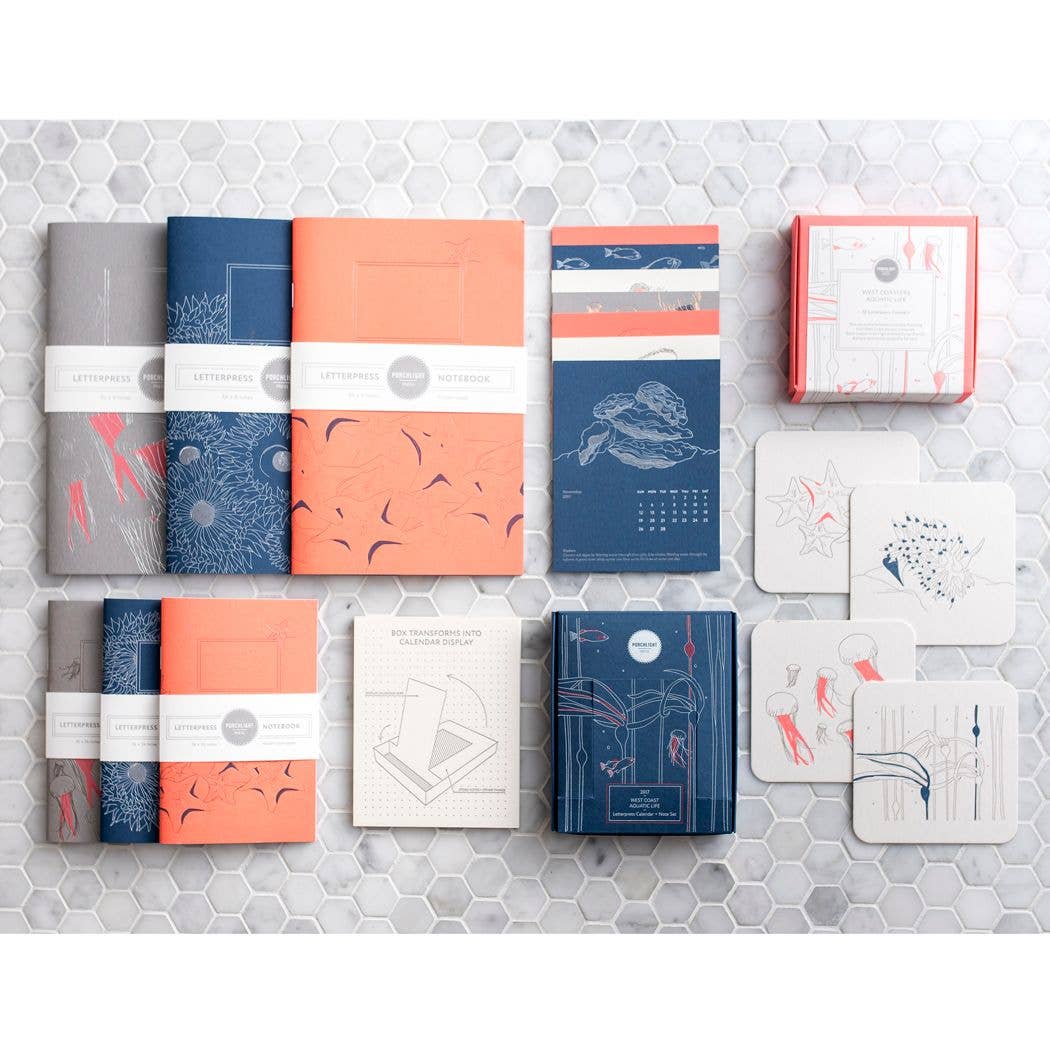 Sea Anemone Pocket Notebook - Wordkind Stationery Boutique