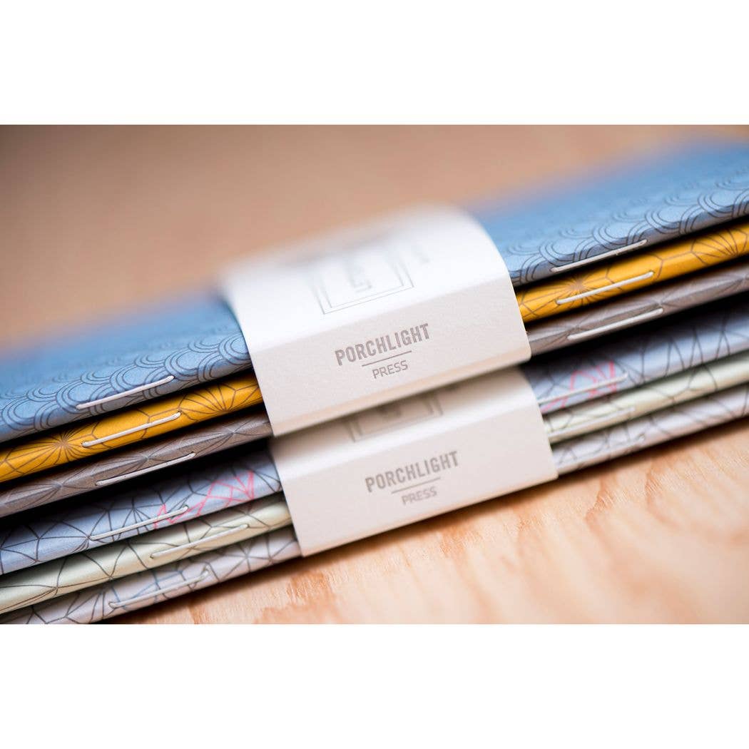 Set of 3 Origami Pocket Notebooks - Wordkind Stationery Boutique