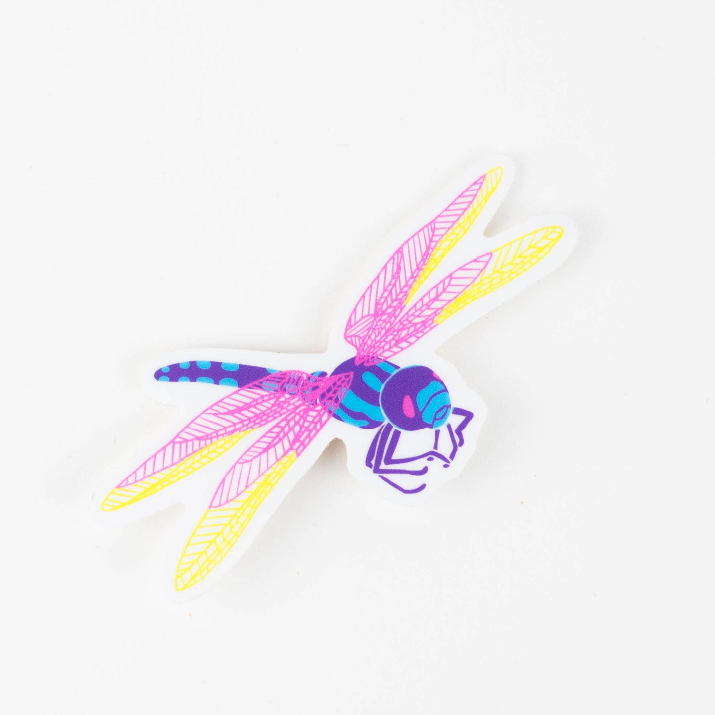 Sticker: Vibrant Dragonfly: Matte - Wordkind Stationery Boutique