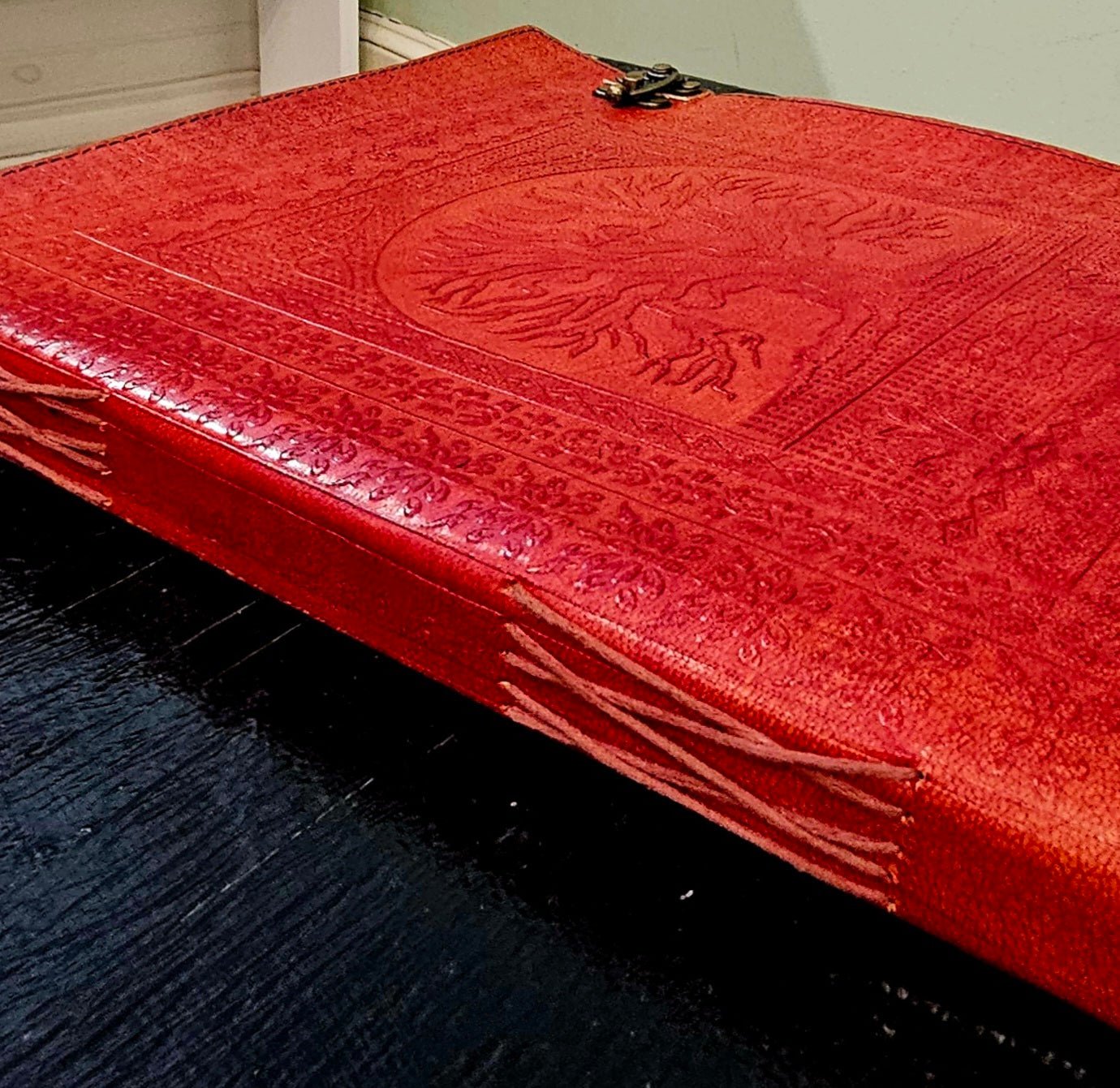 Tree of Life Sienna - Coloured Leather Journal - Wordkind Stationery Boutique