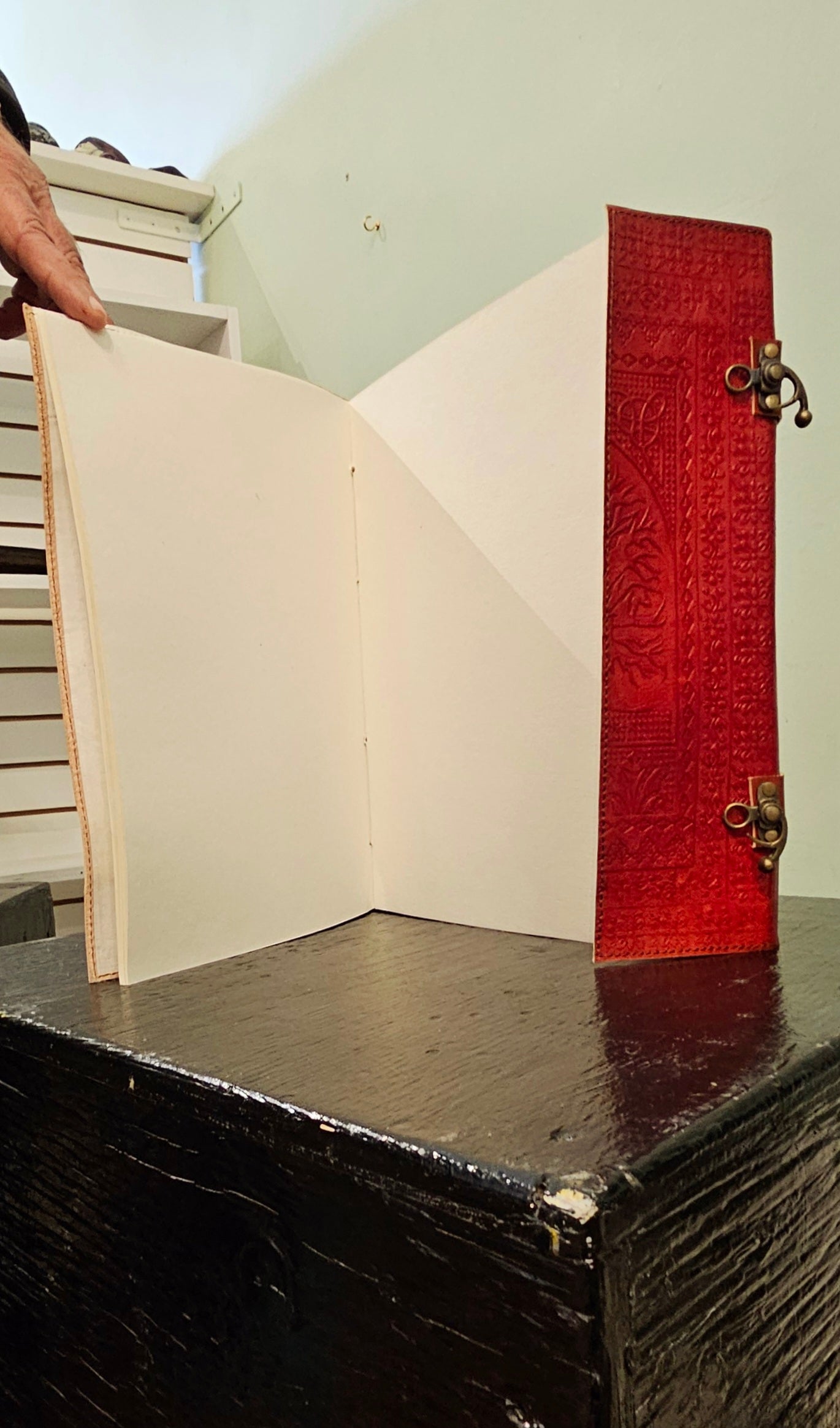 Tree of Life Sienna - Coloured Leather Journal - Wordkind Stationery Boutique