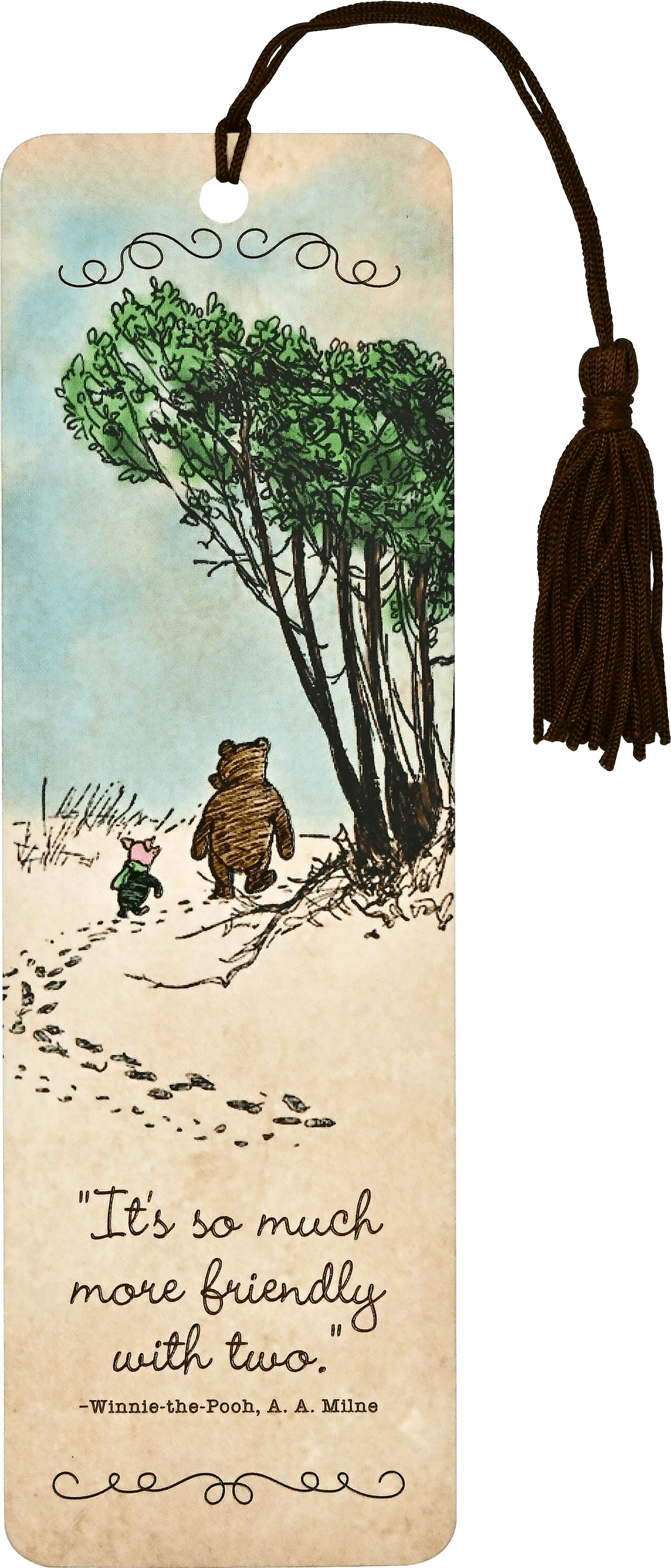 Winnie - the - Pooh Youth Bookmark - Wordkind Stationery Boutique