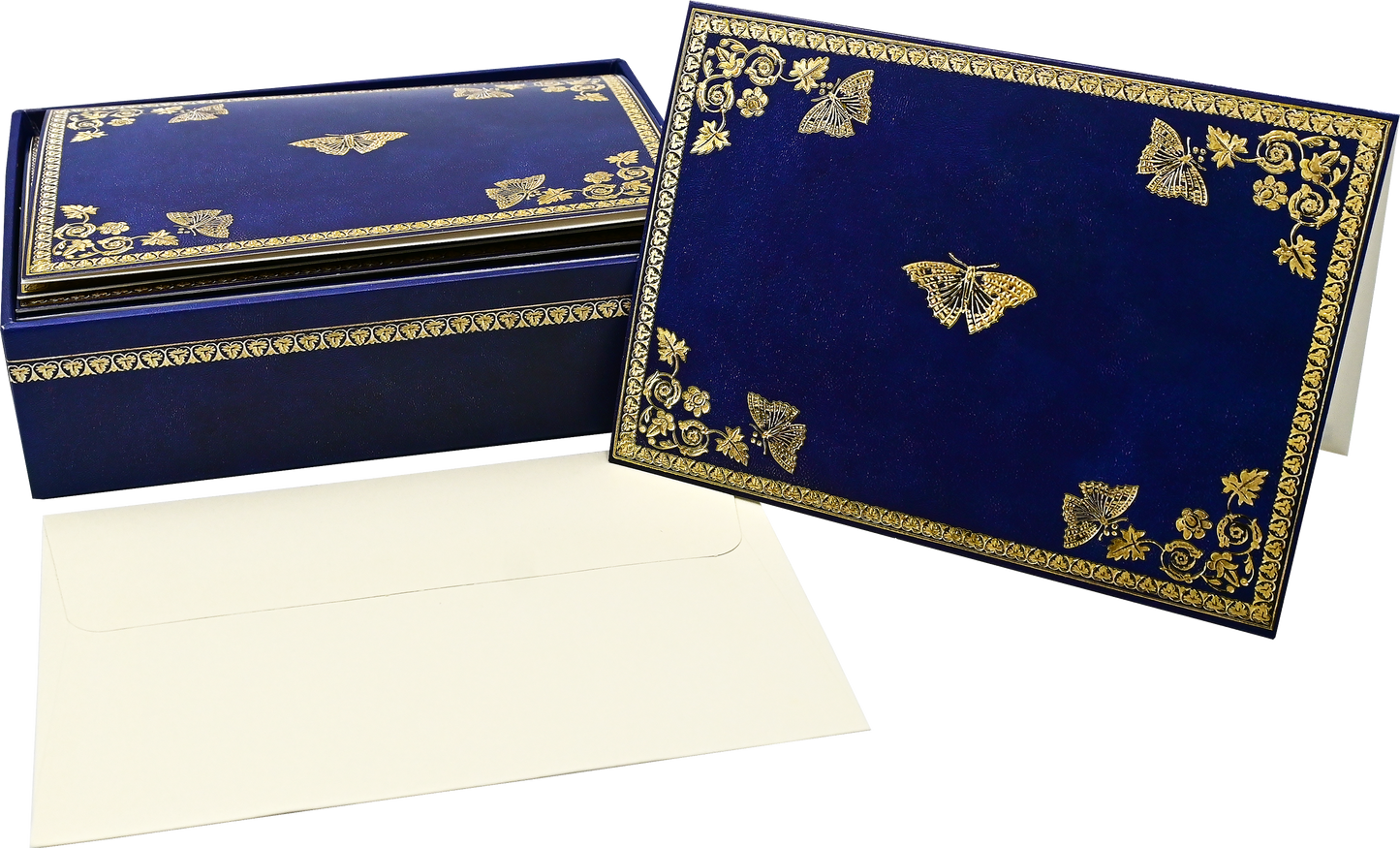 Gilded Butterflies Note Cards