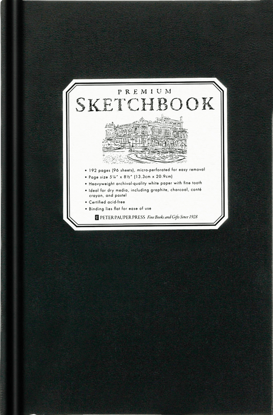 5 1/2 x 8 1/2 Premium Sketchbook - Wordkind Stationery Boutique