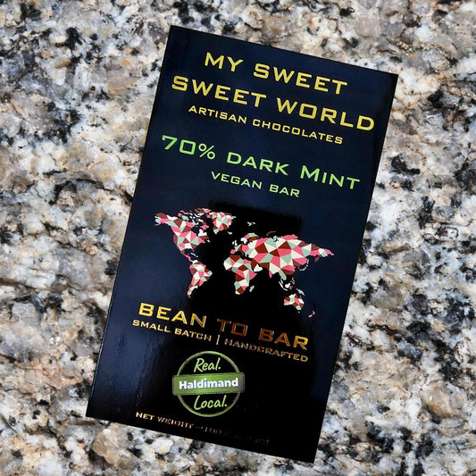 70% Dark Chocolate Mint Bar – My Sweet, Sweet World