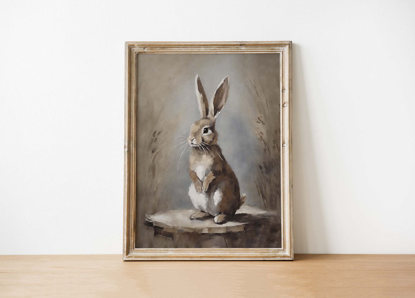 Vintage Rabbit Art Print | Whimsical Easter & Year-Round Decor | Made in Canada