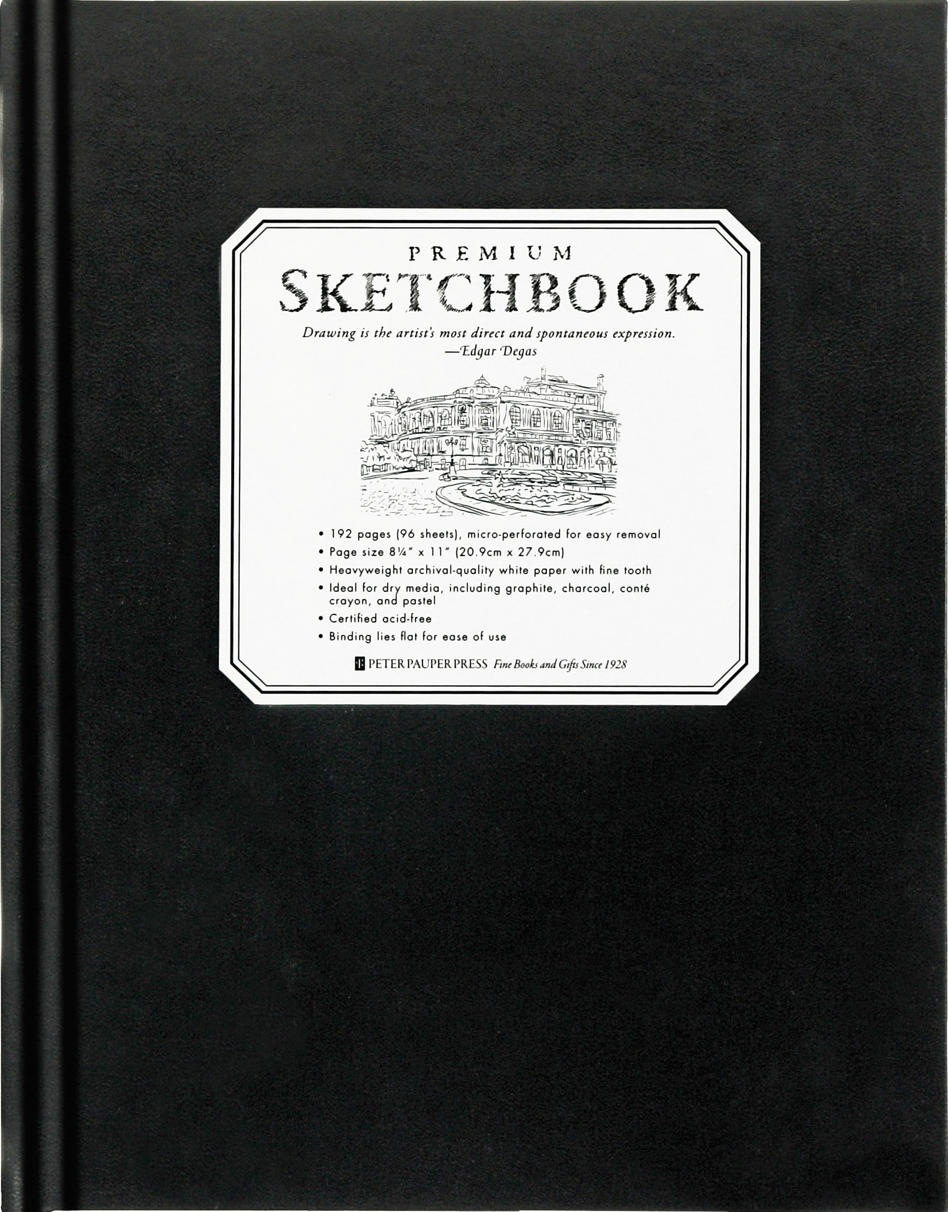 8 1/2 x 11 Premium Sketchbook - Wordkind Stationery Boutique